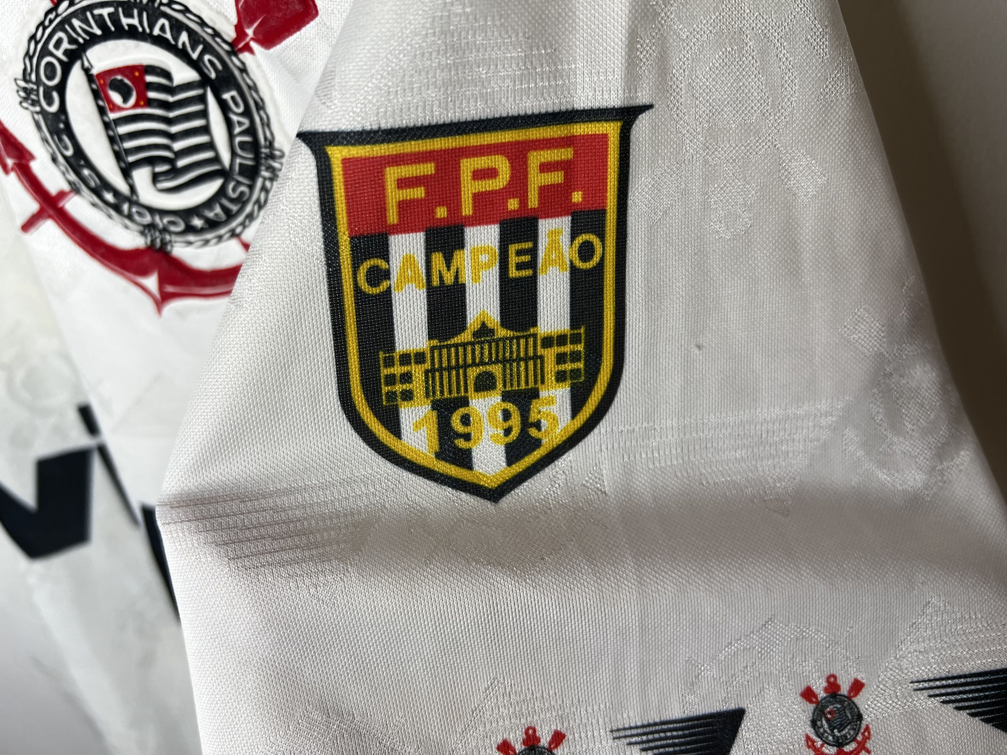 Penalty CORINTHIANS PAULISTA 1995 HOME FOOTBALL SHIRT SOCCER JERSEY Size US L / EU 52-54 / 3 - 8 Thumbnail