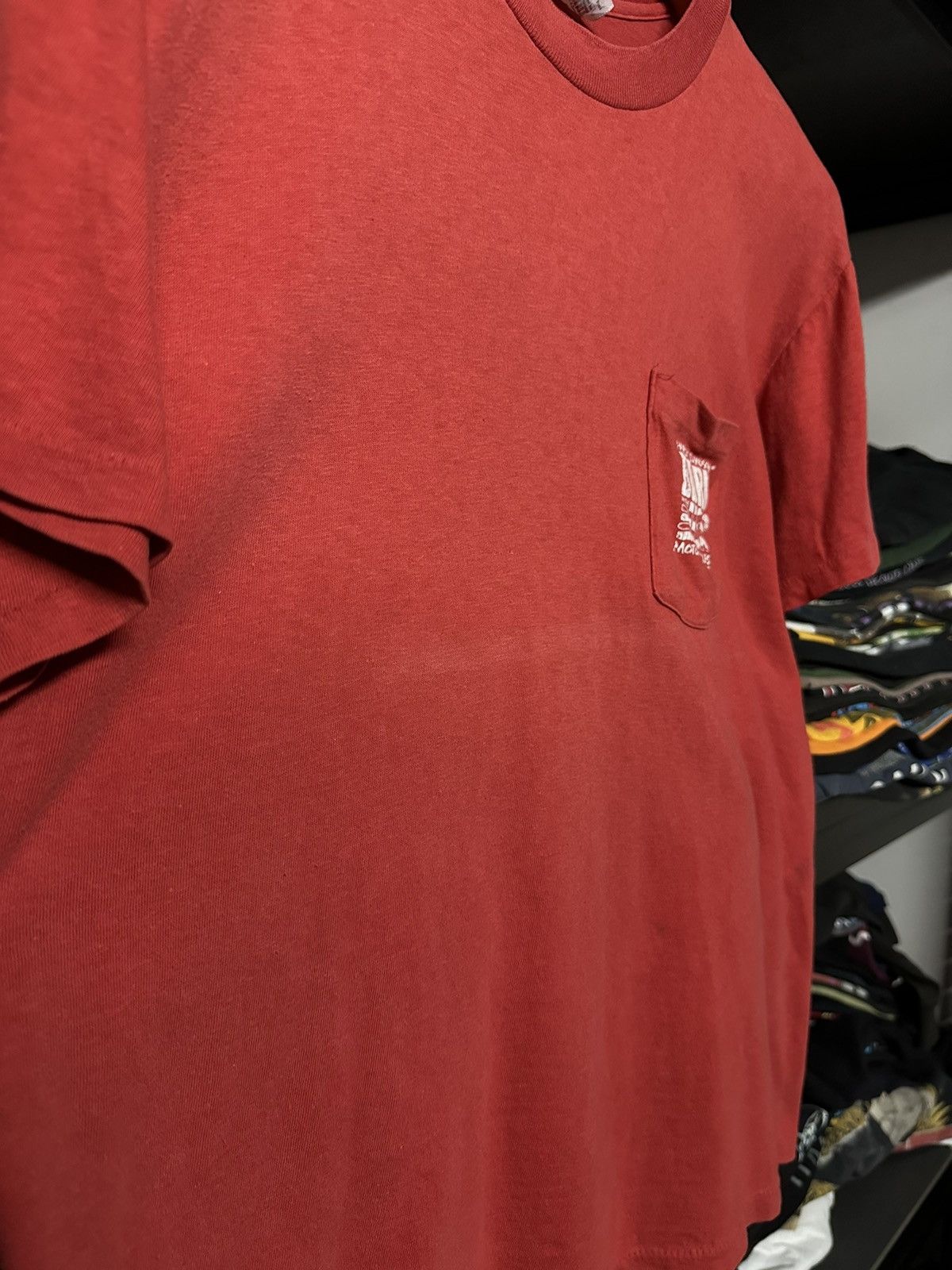 Harley Davidson Vintage 80s Harley Davidson Born Pocket By Stedman Tee Size US L / EU 52-54 / 3 - 9 Thumbnail