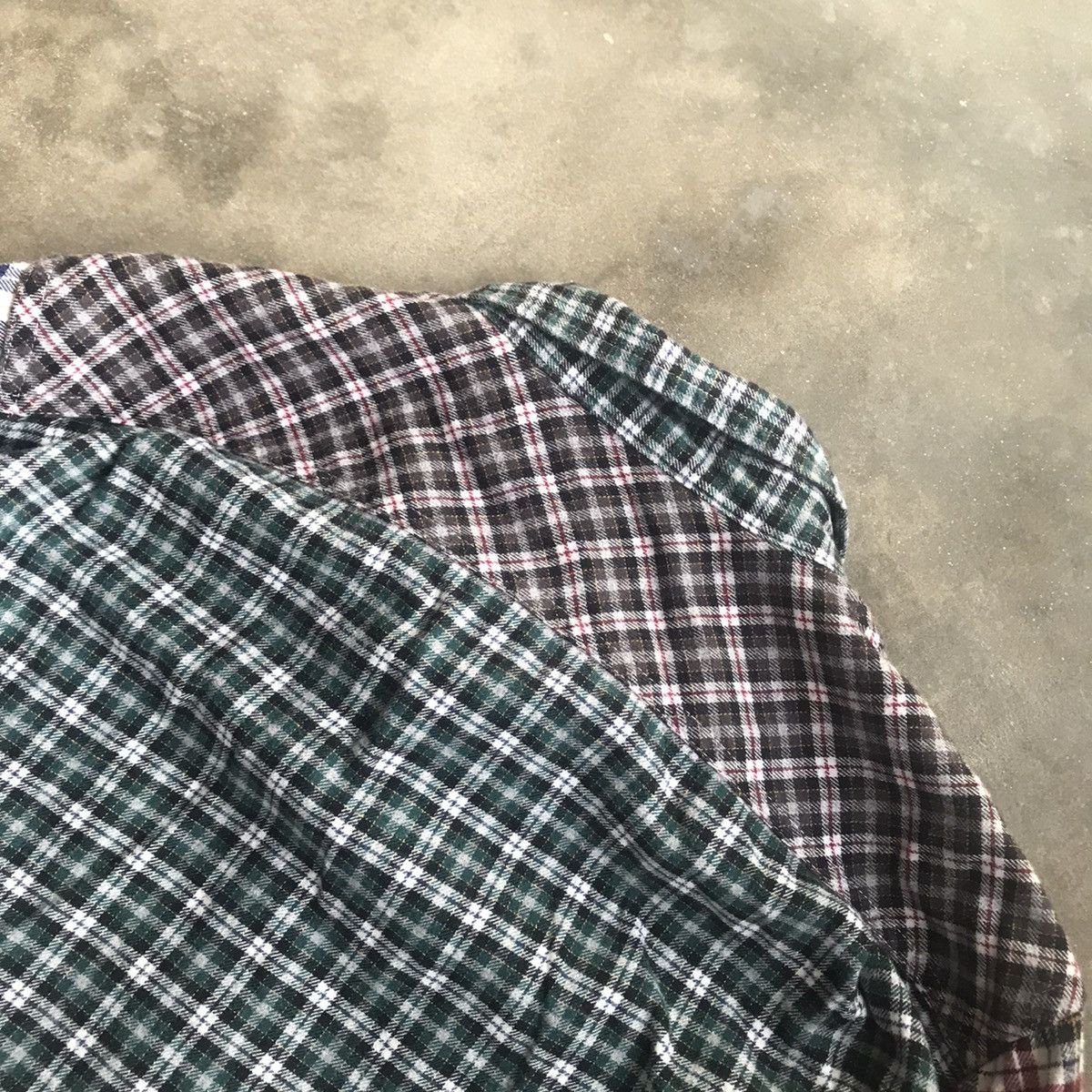 Japanese Brand × Uniqlo Uniqlo Patchwork Shirt Size US M / EU 48-50 / 2 - 9 Thumbnail