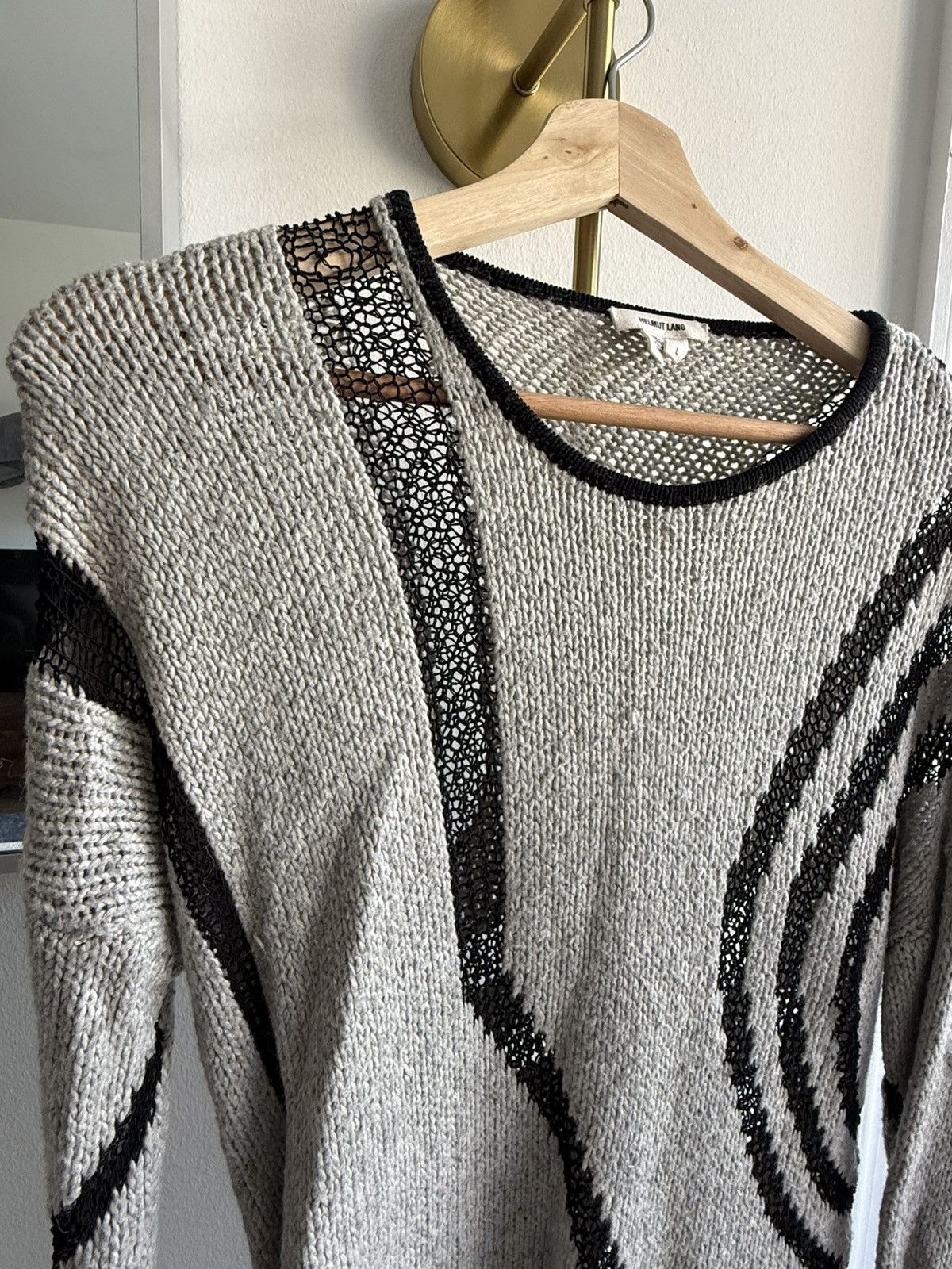 Helmut Lang Helmut Lang Asymmetrical Sweater Size US L / EU 52-54 / 3 - 3 Thumbnail