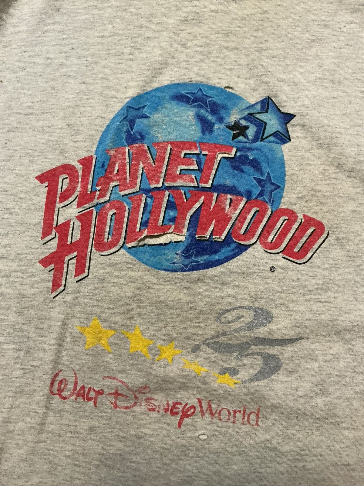 Planet Hollywood Vintage 1991 Planet Hollywood Walt Disney World 25th T-Shirt Size US XL / EU 56 / 4 - 6 Thumbnail