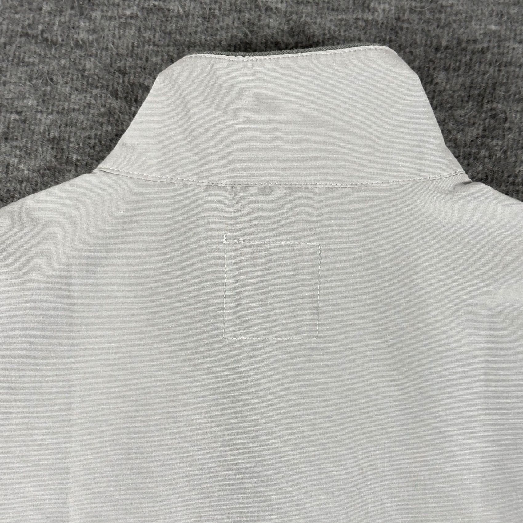 Vintage Linksoul Jacket Womens Medium Gray Full Zip Golf Windbreaker Lightweight Stretch Size M / US 6-8 / IT 42-44 - 7 Thumbnail