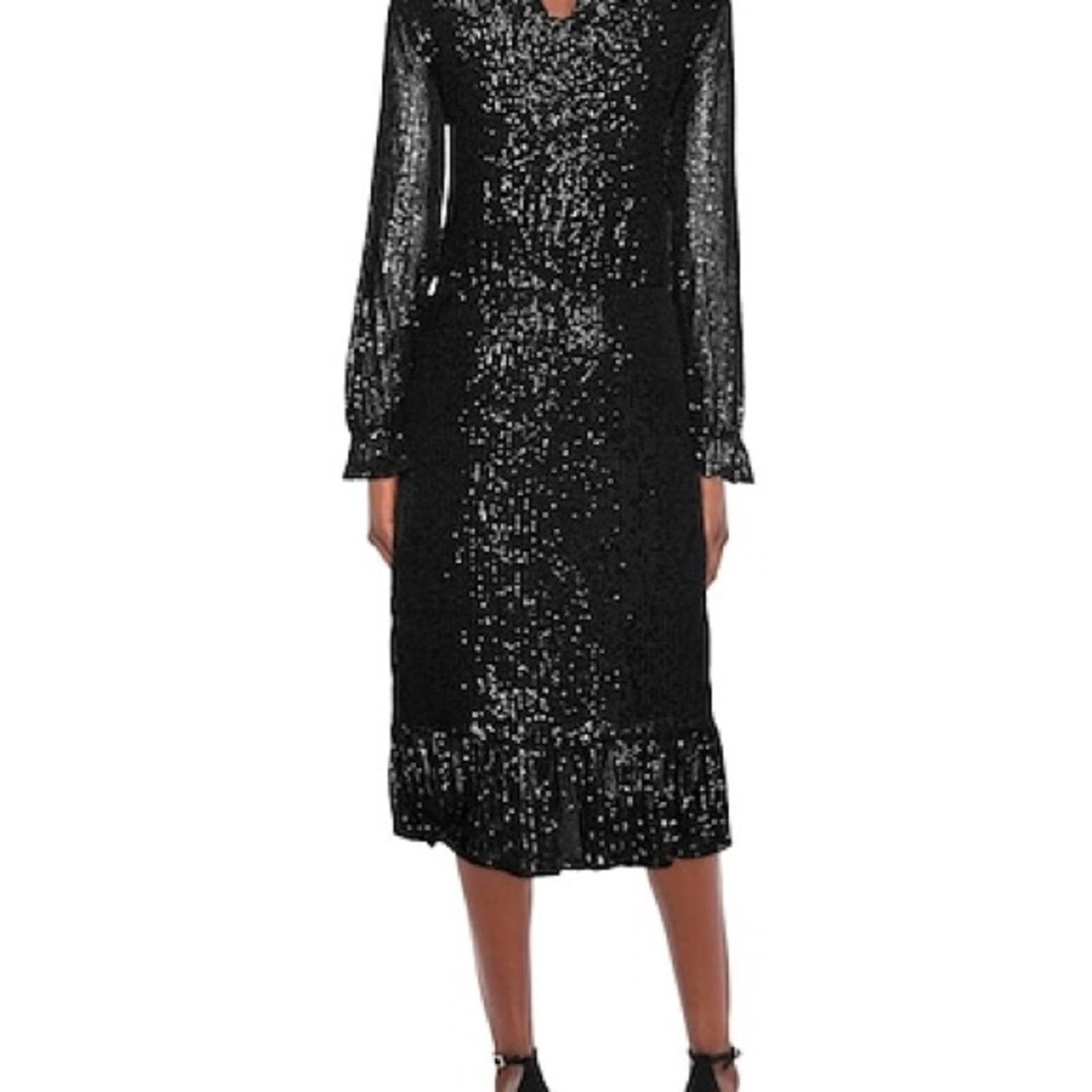 Blumarine NWT!!! Be Blumarine Black Sequins Dress, Size 6, MSRP. $608 Size M / US 6-8 / IT 42-44 - 13 Thumbnail