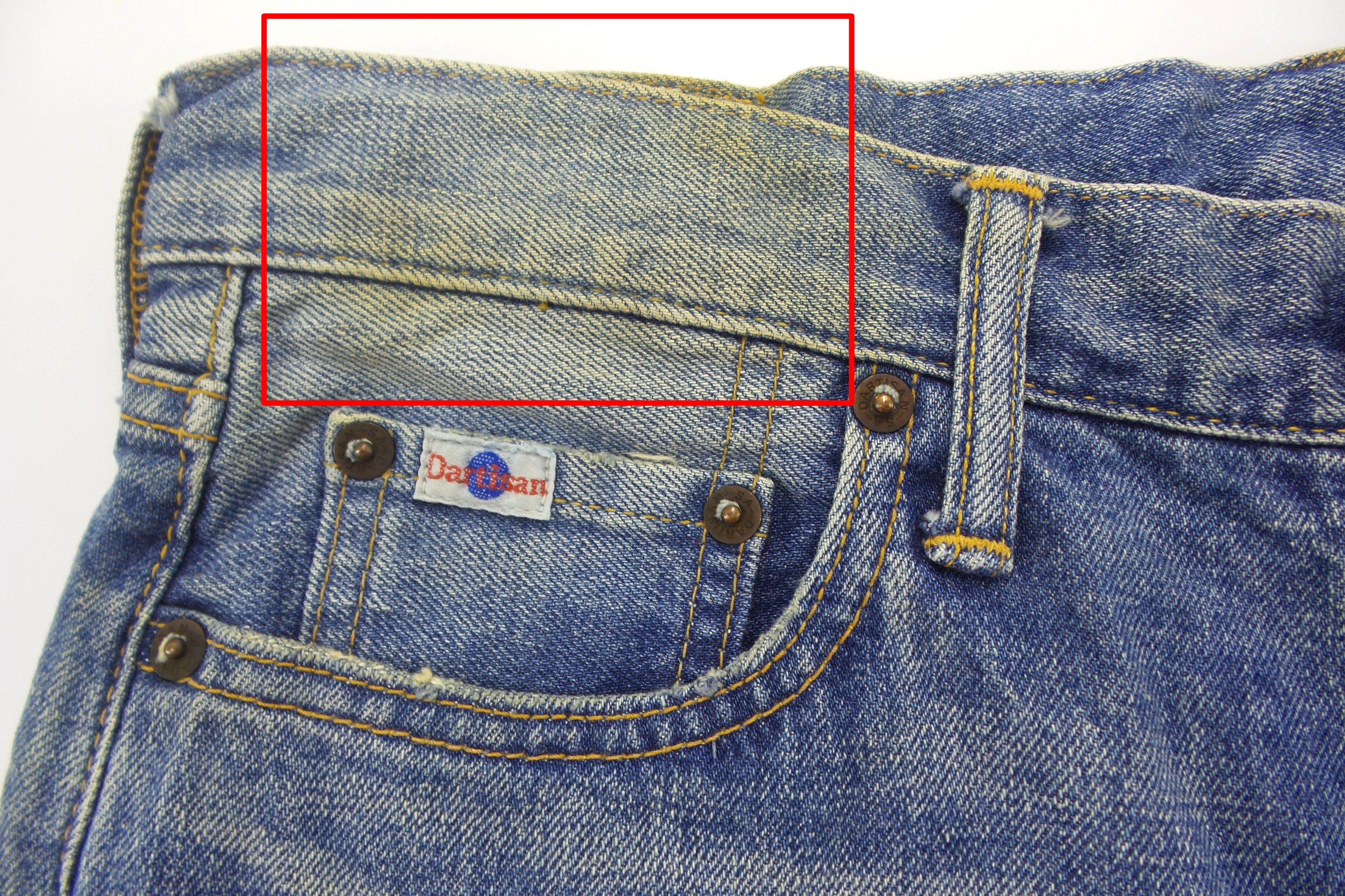 Studio D'Artisan Studio D'Artisan D1682A Damaged Jeans W30xL43.5 Size US 30 / EU 46 - 3 Thumbnail
