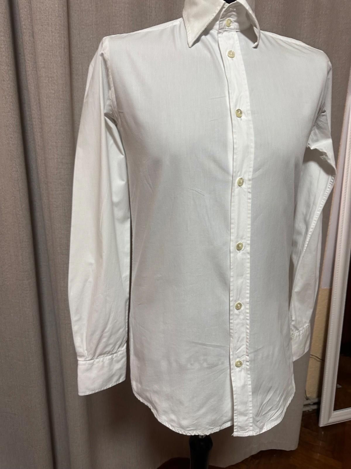 Dolce & Gabbana Dolce & Gabbana Gold White Long Sleeve Button Down Shirt 40 Size US M / EU 48-50 / 2 - 3 Thumbnail