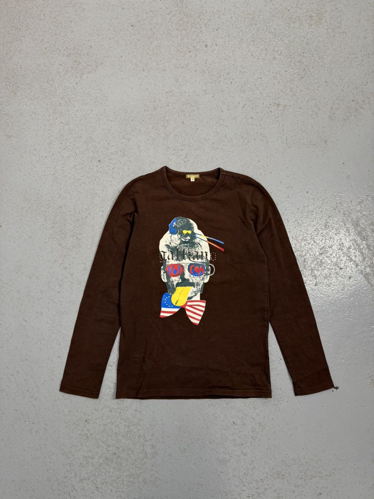 John Galliano Vintage 00s John Galliano Vol com Rhinestones Longsleeve Size M / US 6-8 / IT 42-44 - 1 Thumbnail