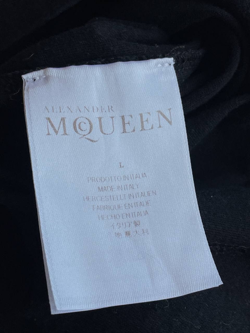 Alexander McQueen Alexander McQueen Skull T-Shirt Black Palm Leaves Size US L / EU 52-54 / 3 - 7 Thumbnail