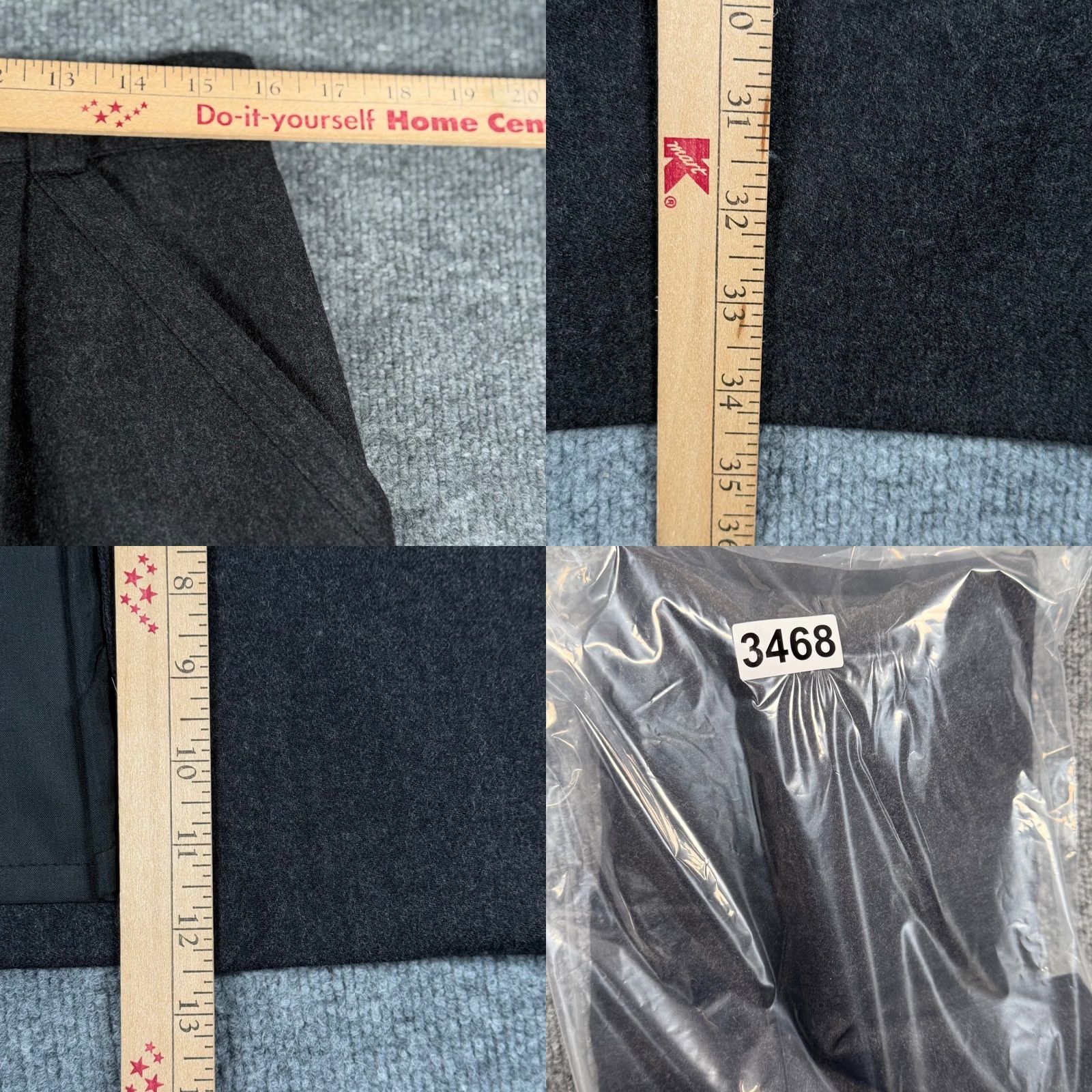 Vintage Alfred Sung Sport Pure Virgin Wool Pencil Skirt 14 Long Midi Slit Career Office - Blend Size 36" / US 14 / IT 50 - 8 Thumbnail