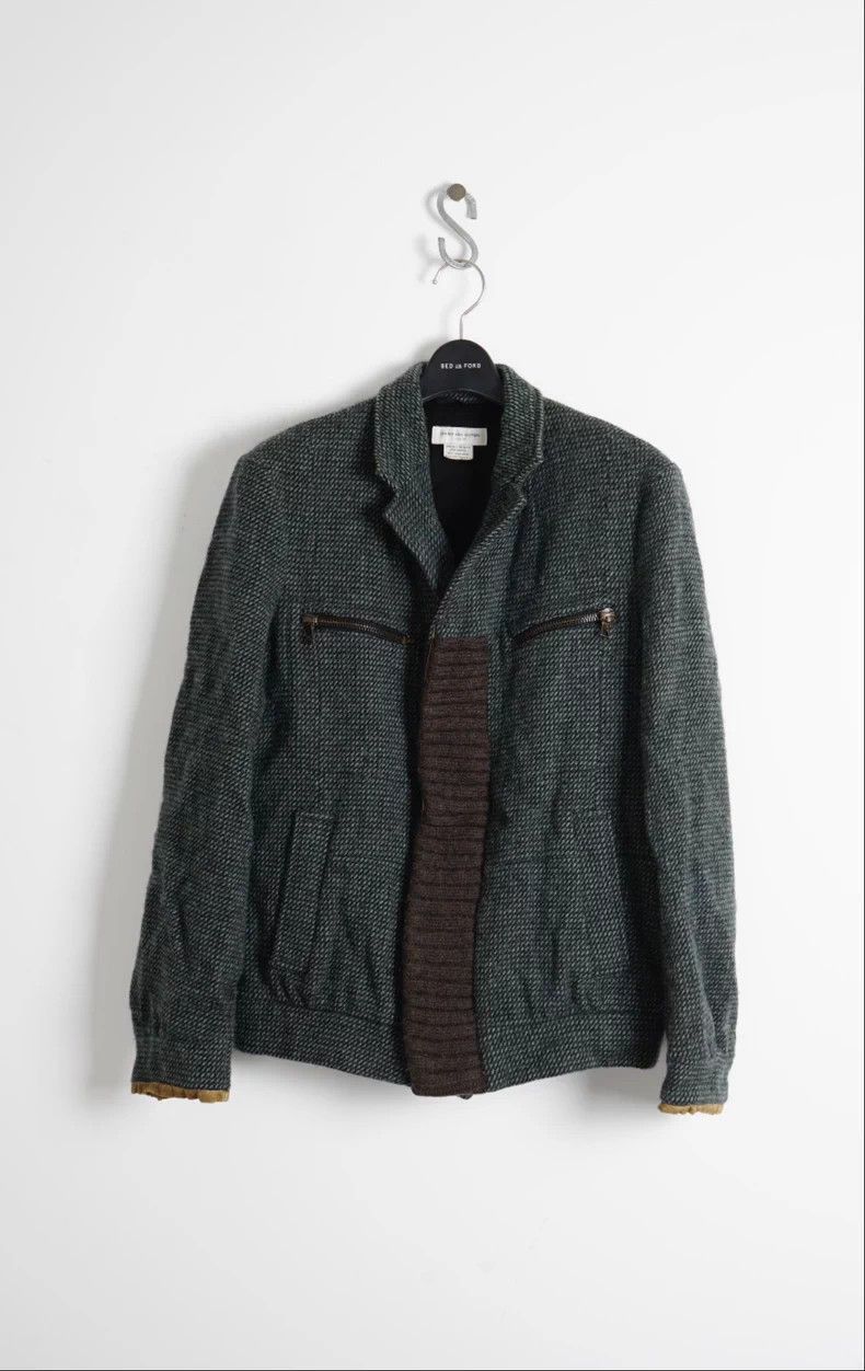 Dries Van Noten Dries Van Noten Short Plaid Wool Jacket Size US M / EU 48-50 / 2 - 1 Thumbnail