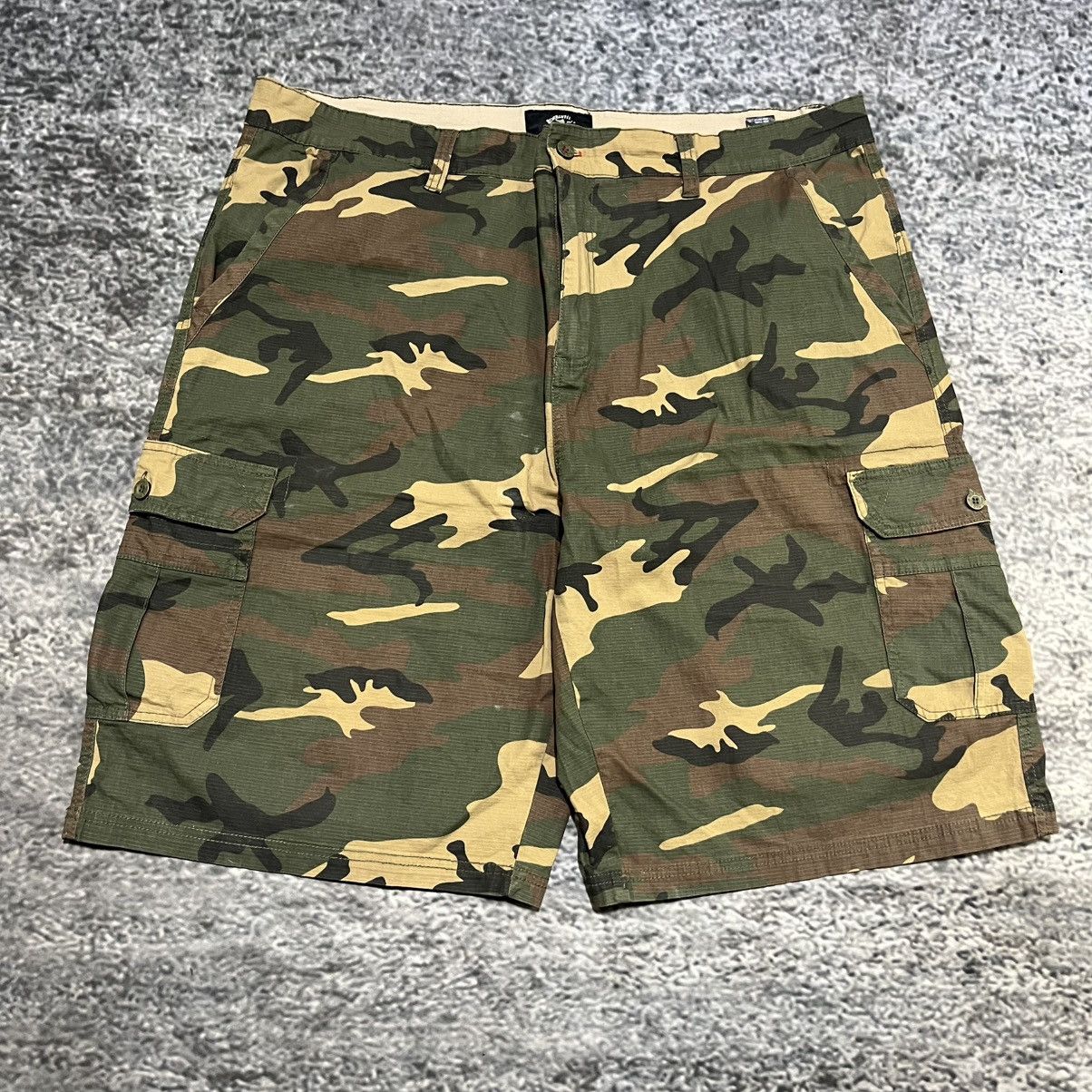 Beverly Hills Polo Club Vintage Y2K Beverly Hills Polo Club Camo Cargo Shorts Baggy Size US 42 / EU 58 - 5 Thumbnail