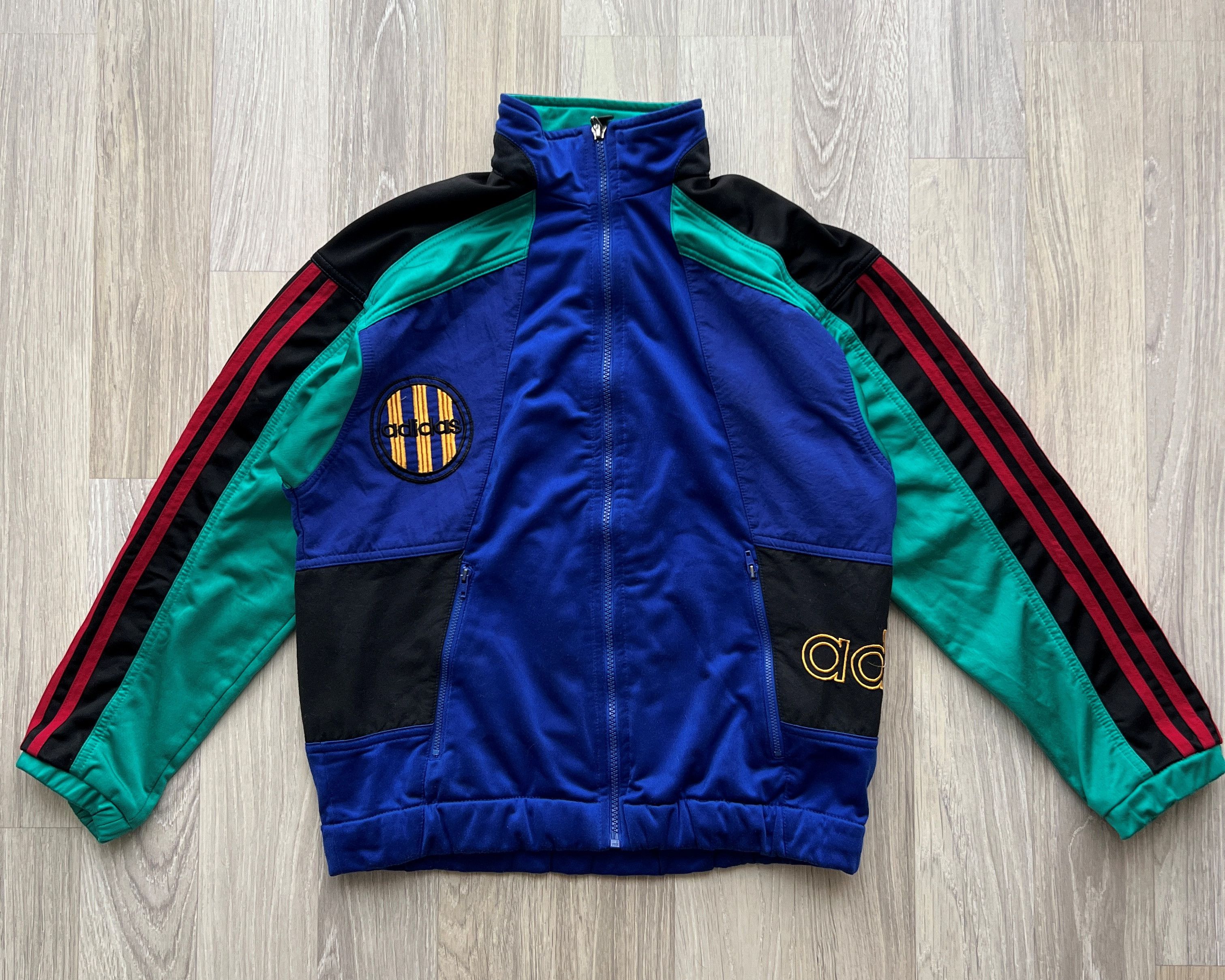 Adidas × Vintage Adidas vintage 70s 80s track jacket blue y2k