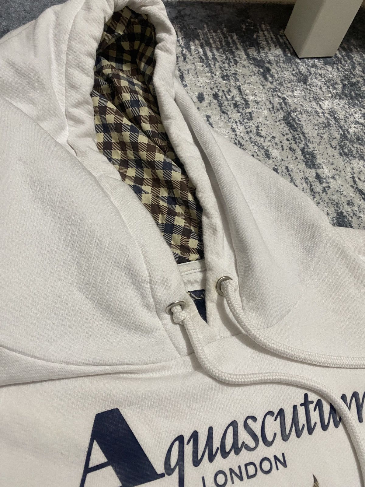 Aquascutum Luxury big logo aquascutum hoodie Size US L / EU 52-54 / 3 - 6 Thumbnail