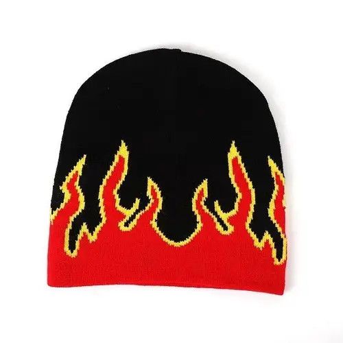Pro Edge Y2K Beanies Flame Size ONE SIZE - 1 Thumbnail