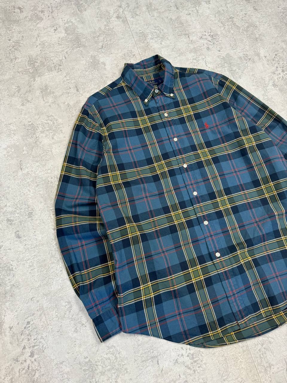 Polo Ralph Lauren Polo Ralph Lauren Y2K Flannel Shirt Button Up Size US L / EU 52-54 / 3 - 2 Thumbnail