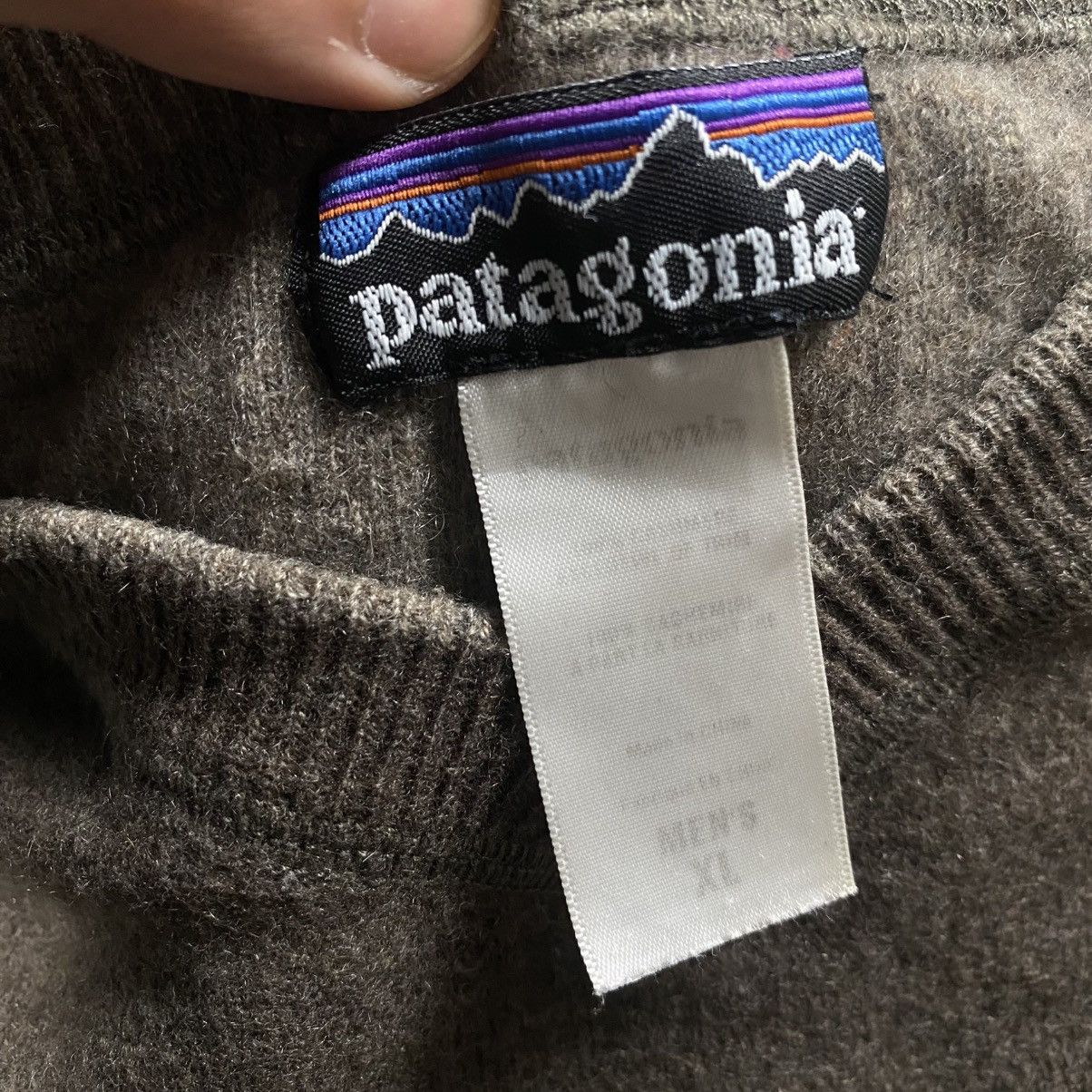Patagonia Vintage Patagonia Wool Knit Brown Boxy Sweaters Size US M / EU 48-50 / 2 - 7 Thumbnail