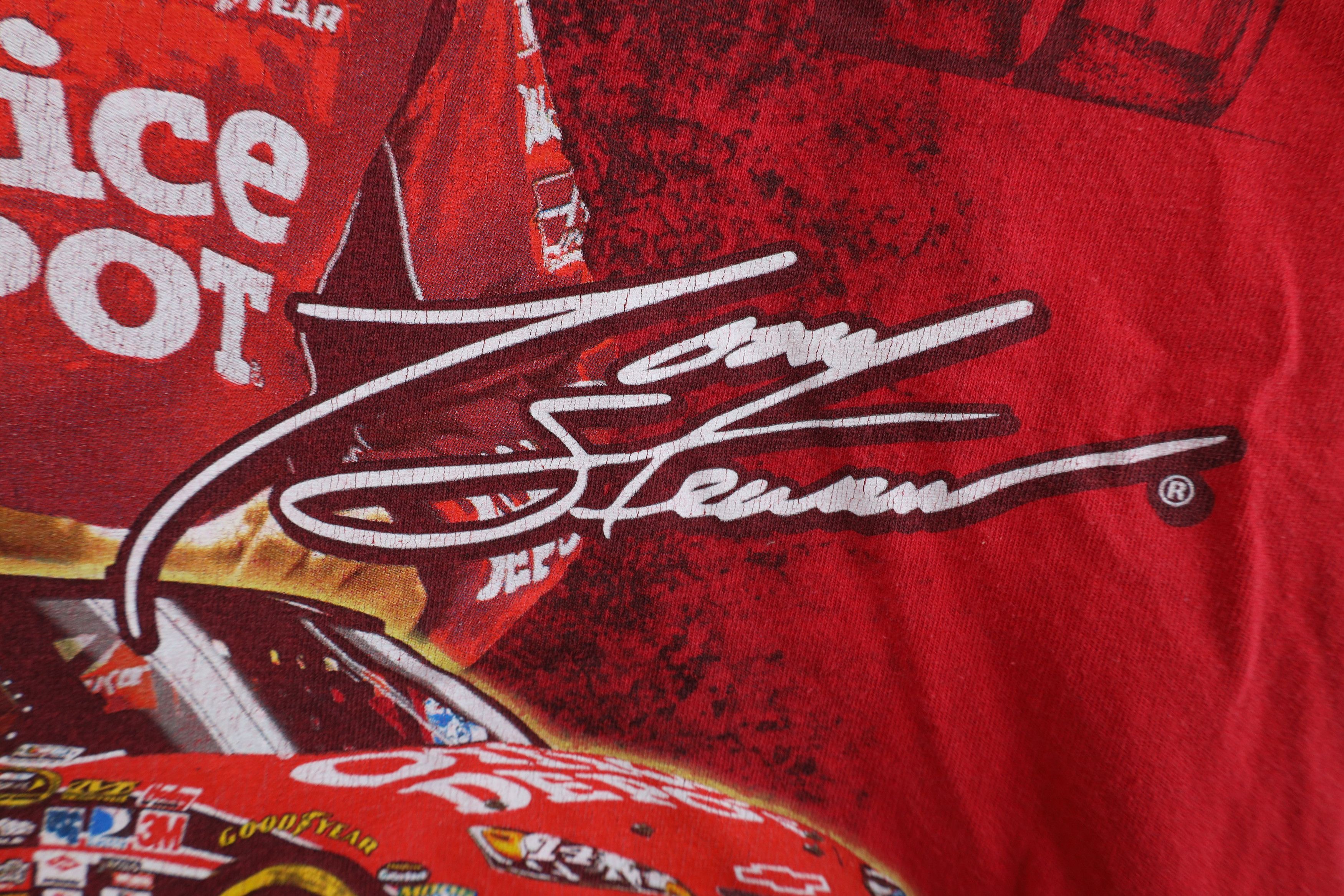 Vintage Vintage Y2K NASCAR Stewart Racing All Over Print T-Shirt Size US M / EU 48-50 / 2 - 6 Thumbnail