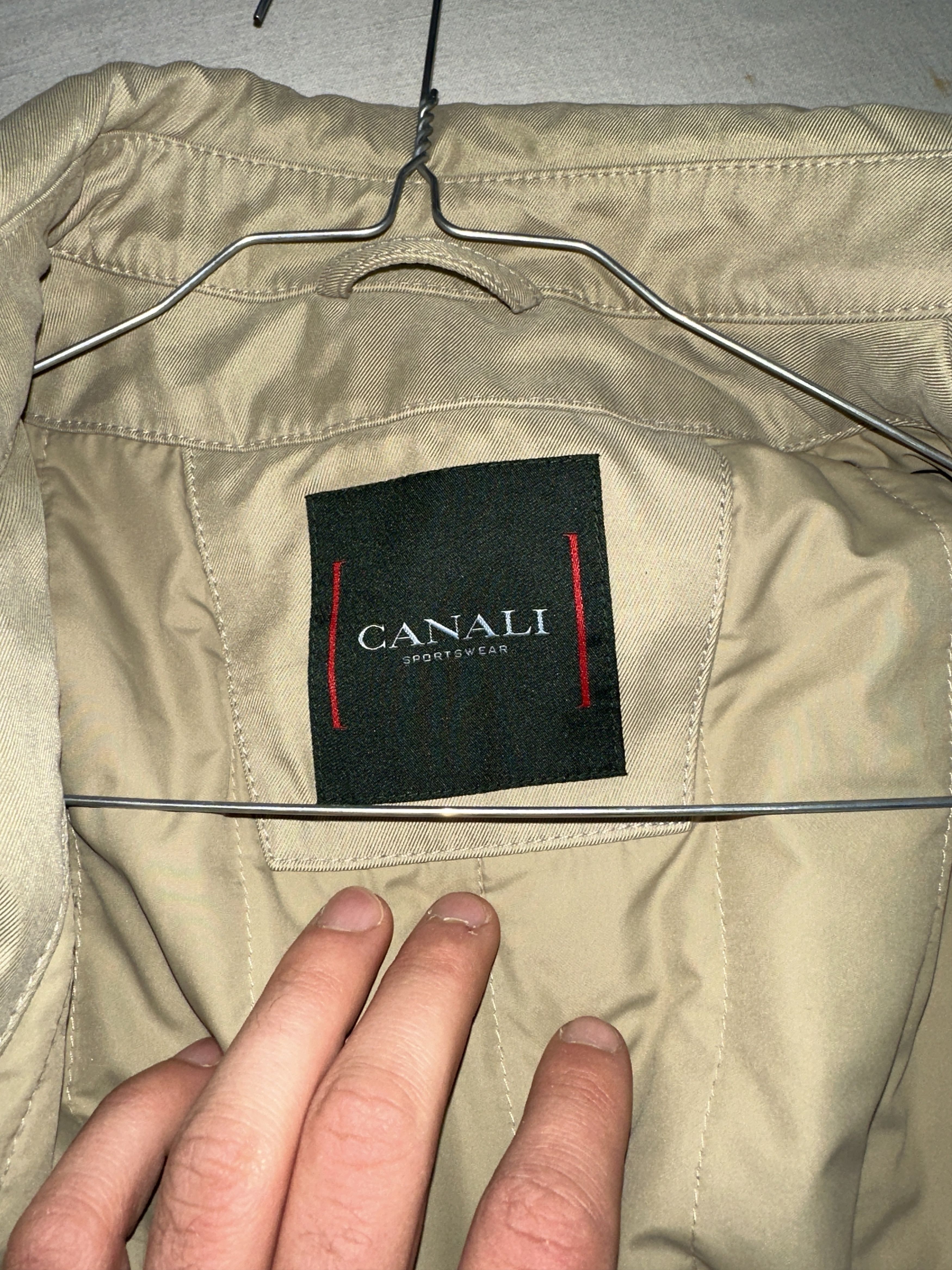 Canali Canali Wind Rain Protection Leather Trench Coat Size 52 Size US L / EU 52-54 / 3 - 17 Thumbnail
