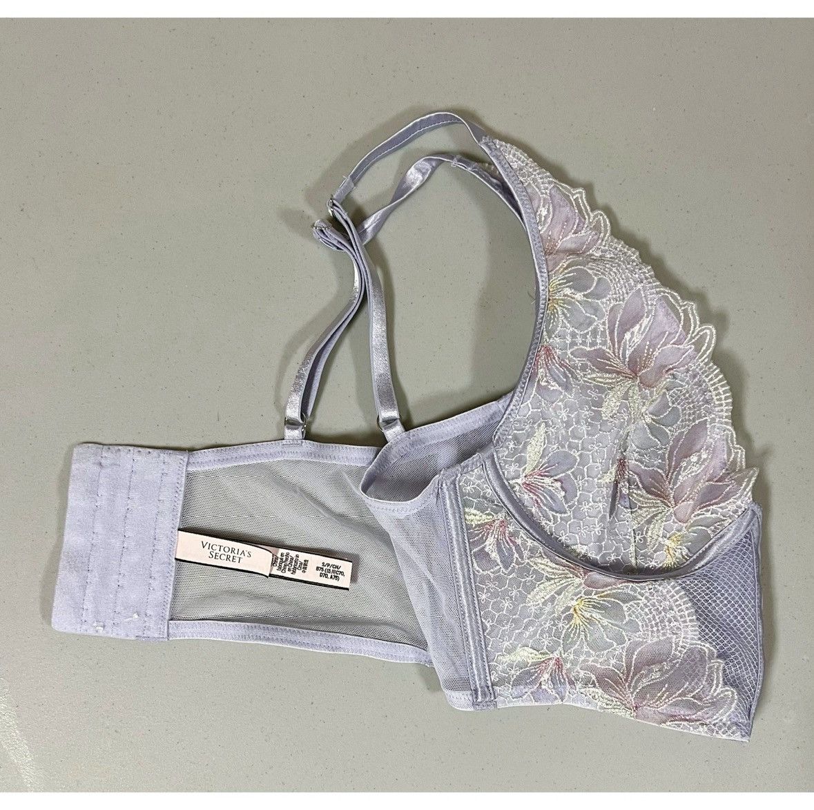 Victoria's Secret Lilac Lavender Floral Sheer Corset Bra Lingerie Size S 💜✨ Size S / US 4 / IT 40 - 7 Thumbnail