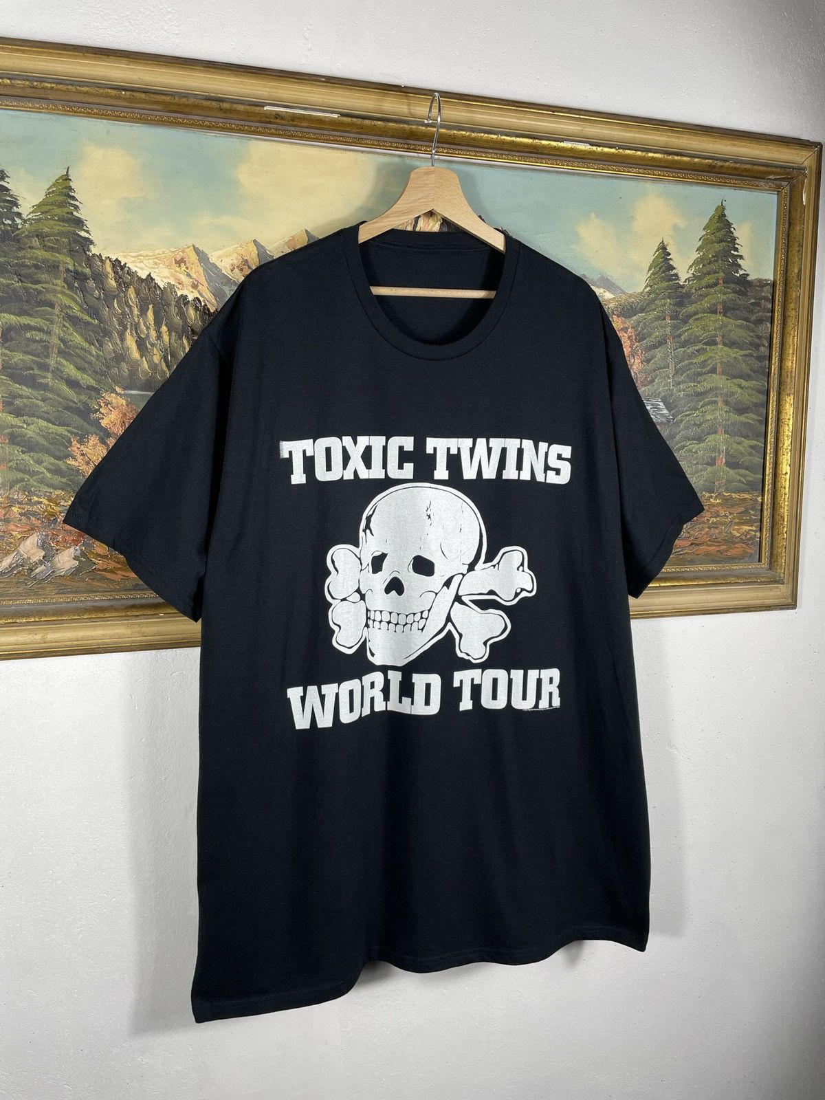 Band Tees × Vintage Vintage Retro Y2k 00s Toxic Twins Steven Tyler (Pink Floyd) Size US XXL / EU 58 / 5 - 3 Thumbnail