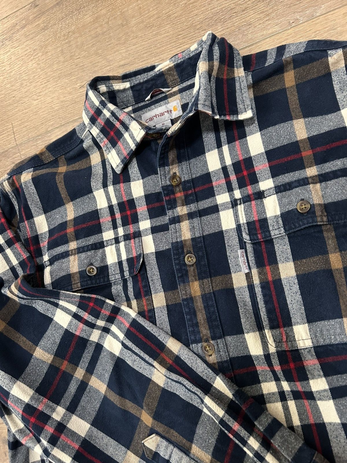 Carhartt Vintage Carhartt Flannel Size US M / EU 48-50 / 2 - 2 Thumbnail