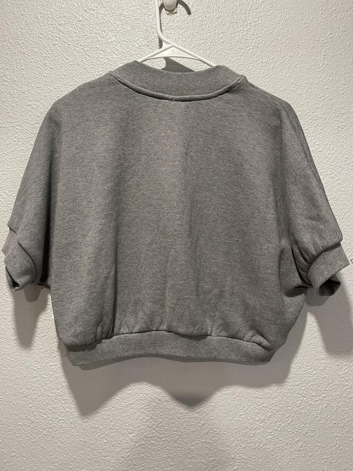 Nike Nike Women's Gray Cropped Sweatshirt Size Medium NWT Size M / US 6-8 / IT 42-44 - 3 Thumbnail