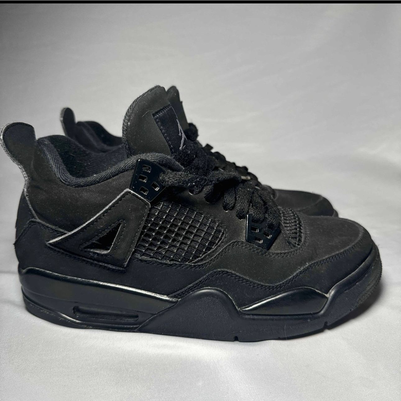 Jordan Brand × Nike Size 6 Nike Air Jordan 4 Retro GS Black Cat 2020 Men's Shoes Size US 6 / EU 39 - 1 Thumbnail