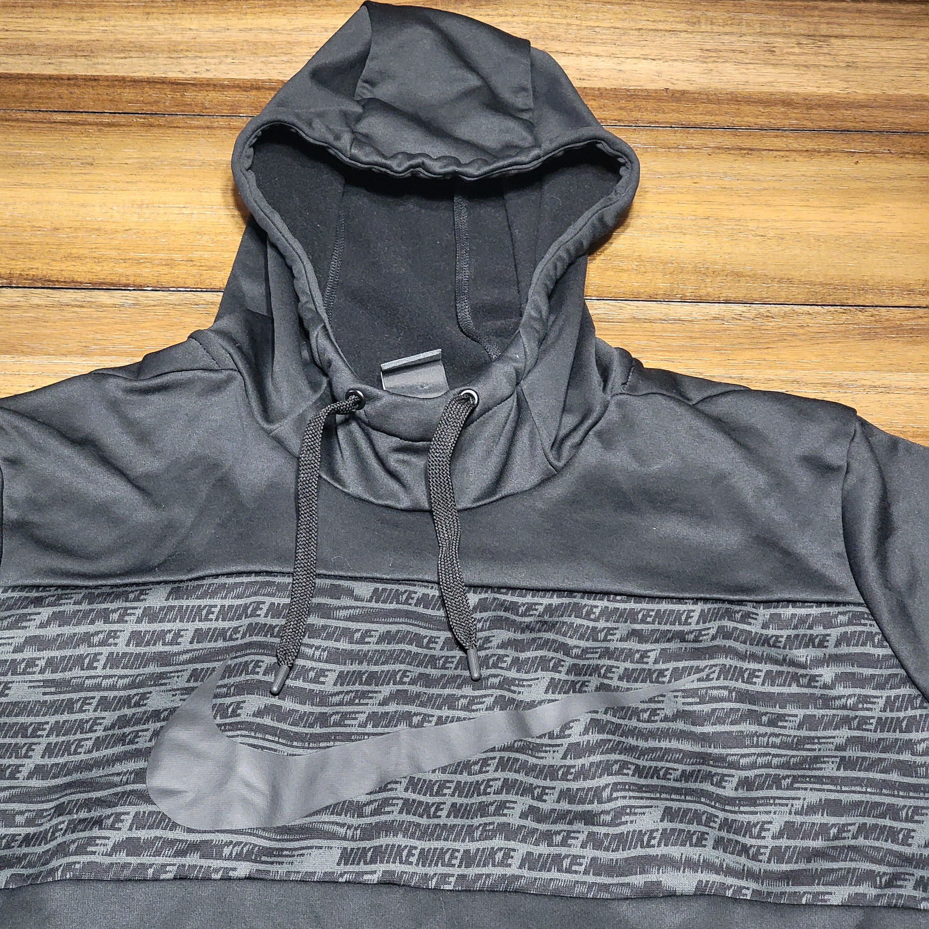 Nike Nike Dri-Fit LS Unisex Black Pullover Hoodie - Size XXL Size US XXL / EU 58 / 5 - 2 Thumbnail