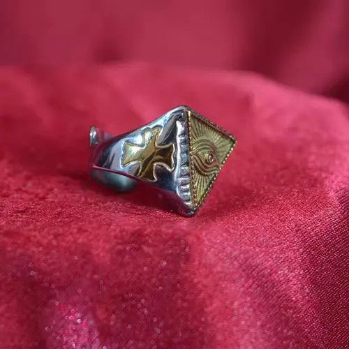 Other Llluminati New Design Jewelry Rings Chrome Ring (Size 7-13) Size ONE SIZE - 1 Thumbnail