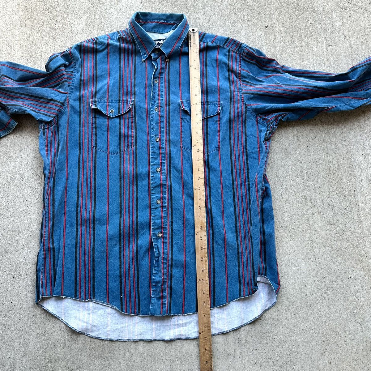 Wrangler Vintage Wrangler Brushpopper Shirt Size 17 Made In USA Size US XL / EU 56 / 4 - 8 Thumbnail