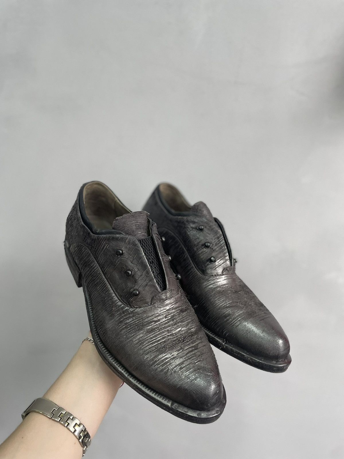 A.S.98 × Guidi Vintage low boots A.S. 98 GUIDI style avant Garde 90s Size US 9 / IT 39 - 1 Thumbnail