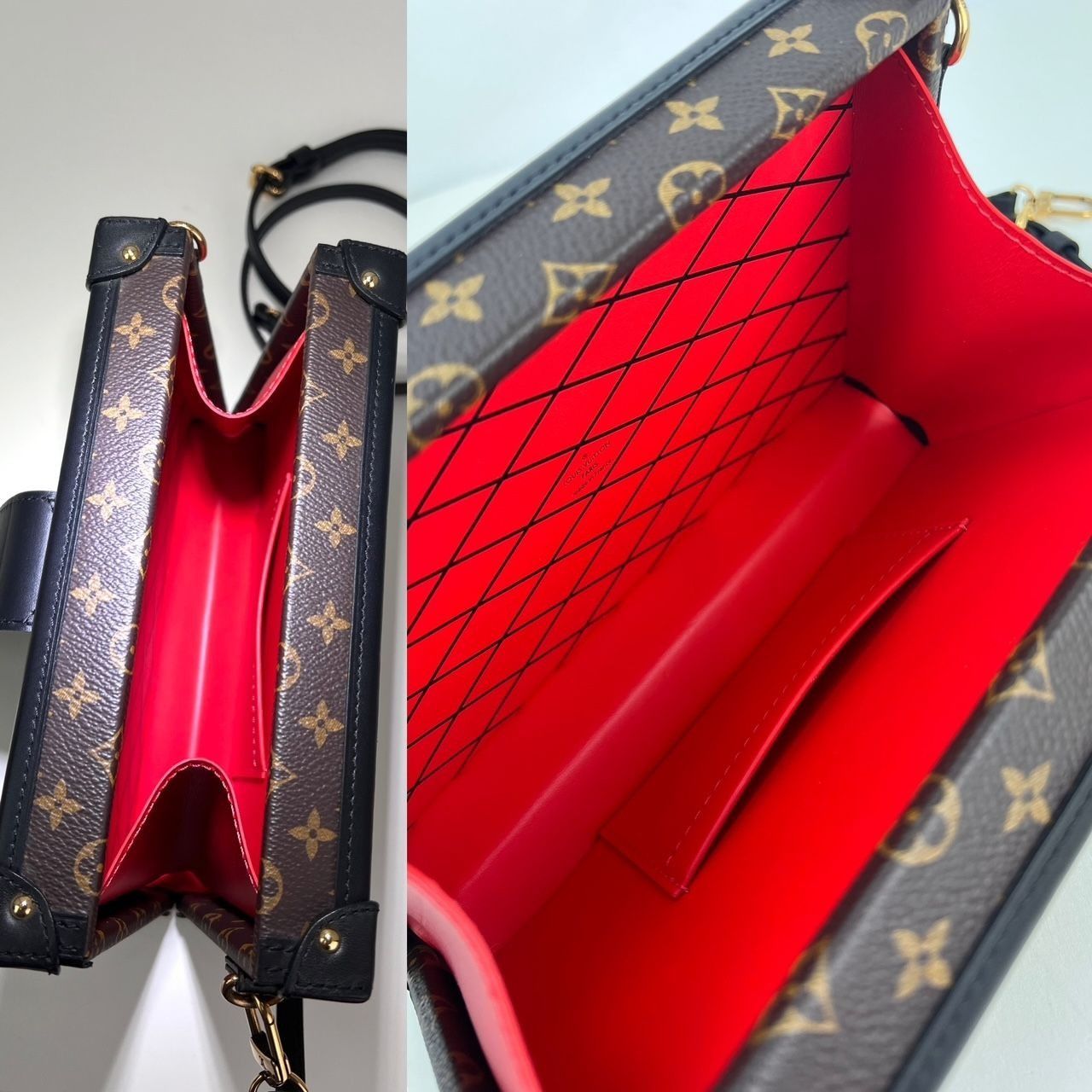 Louis Vuitton Louis Vuitton Petite Malle Patches Monogram Crossbody Clutch Size ONE SIZE - 3 Thumbnail