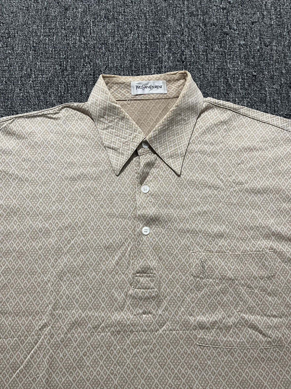 Yves Saint Laurent vintage ysl yvessaintlaurent polo shirt Size US L / EU 52-54 / 3 - 1 Thumbnail