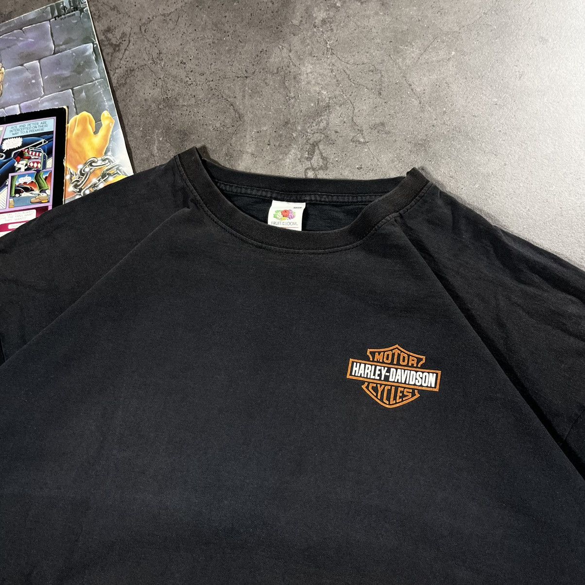Harley Davidson Harley Davidson 00s Vintage Death Rider Big Logo Tee Tshirt Size US XL / EU 56 / 4 - 12 Thumbnail