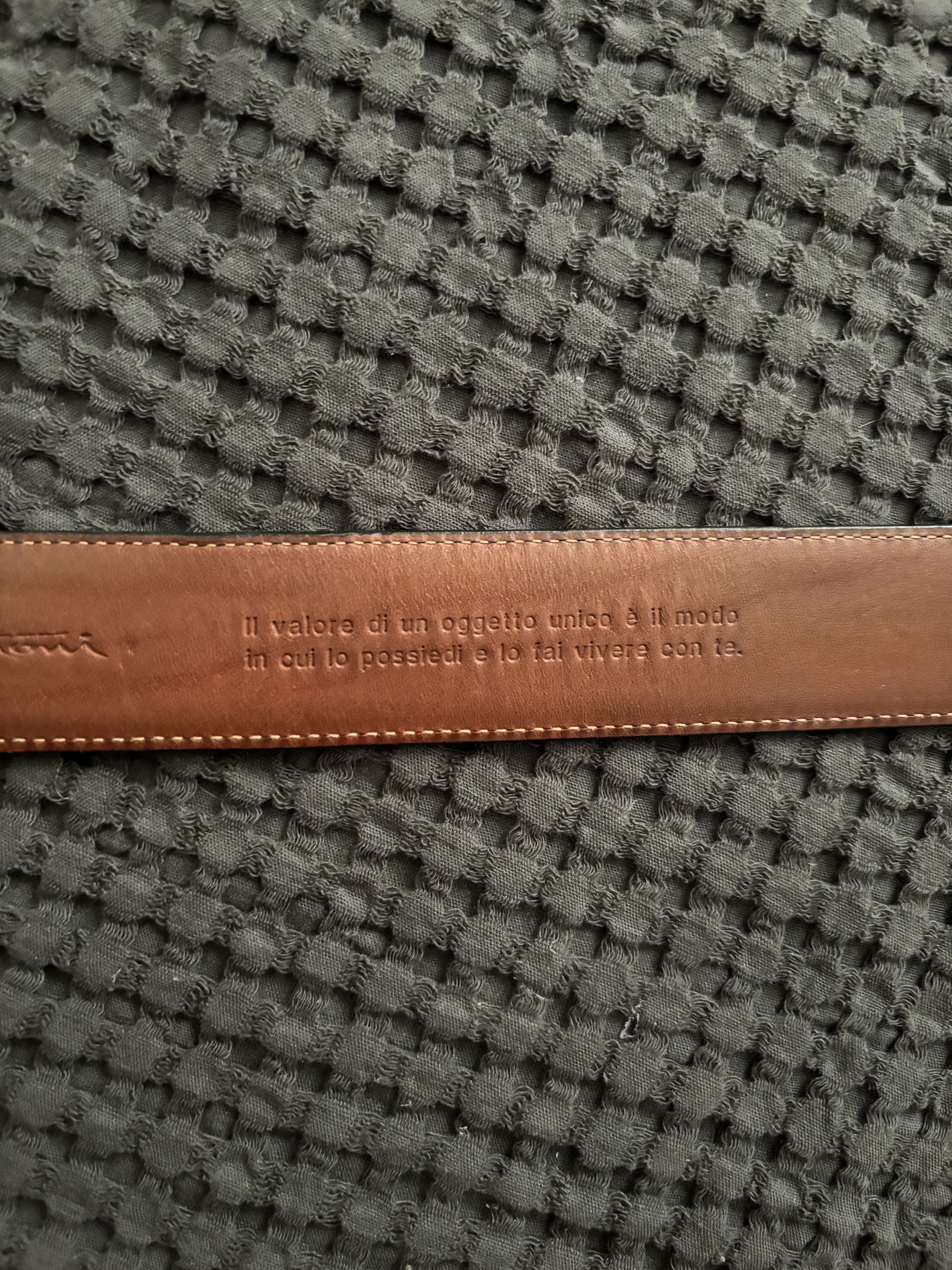 Santoni Men's Belt Santoni Size 44 - 5 Thumbnail