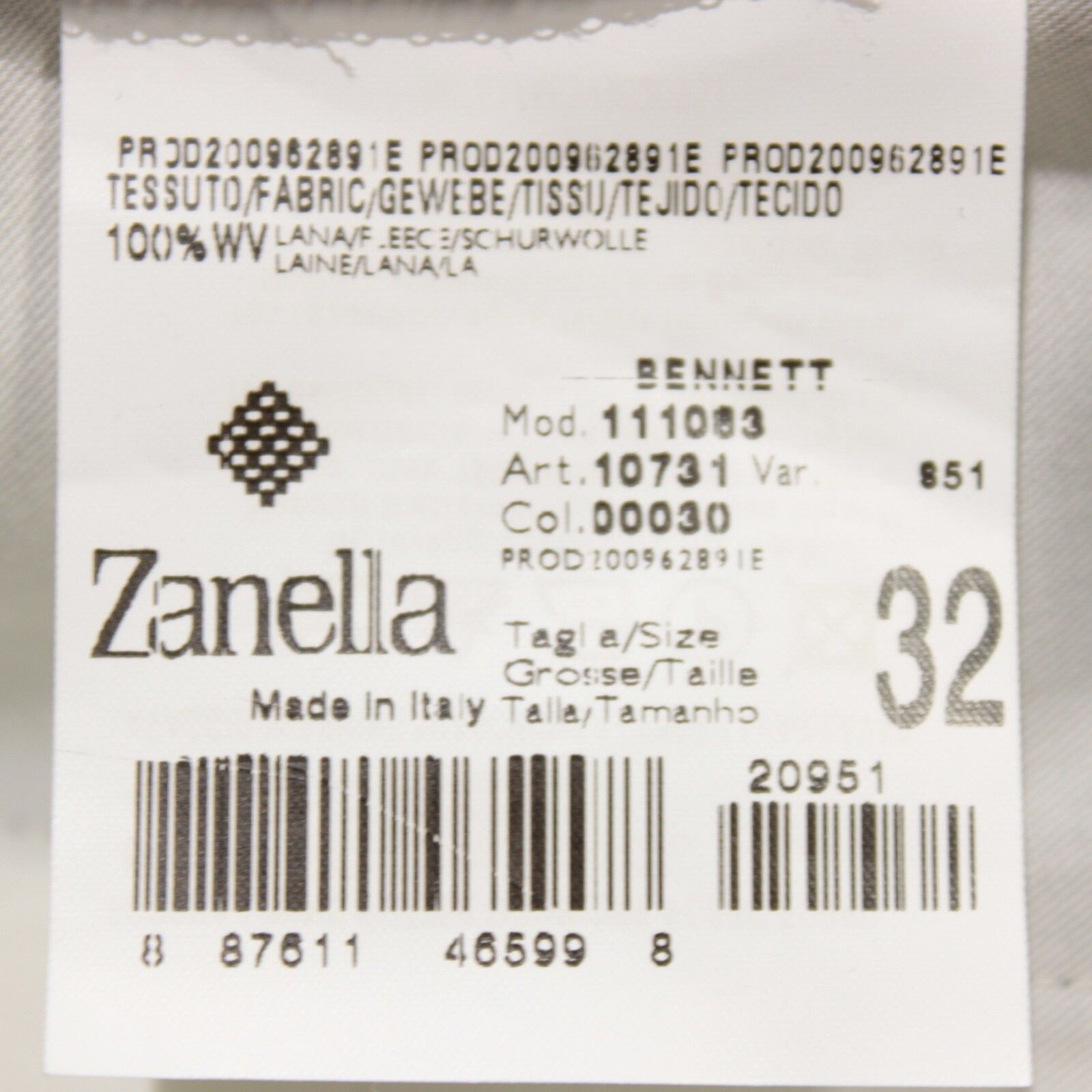 Zanella Zanella New with tags Dress Pants Size 32 US In Gray Size US 32 / EU 48 - 6 Thumbnail