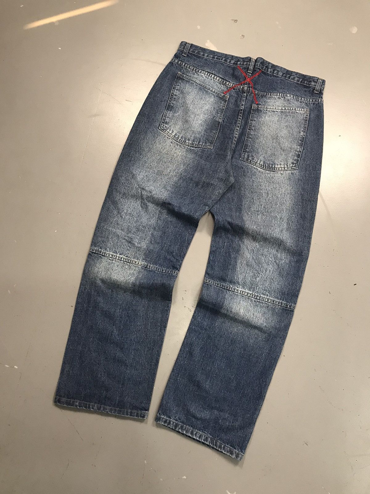 JNCO × Southpole × Vintage Vintage Deep impact SpellOut embroidered baggy fit denim Size US 39 - 8 Thumbnail