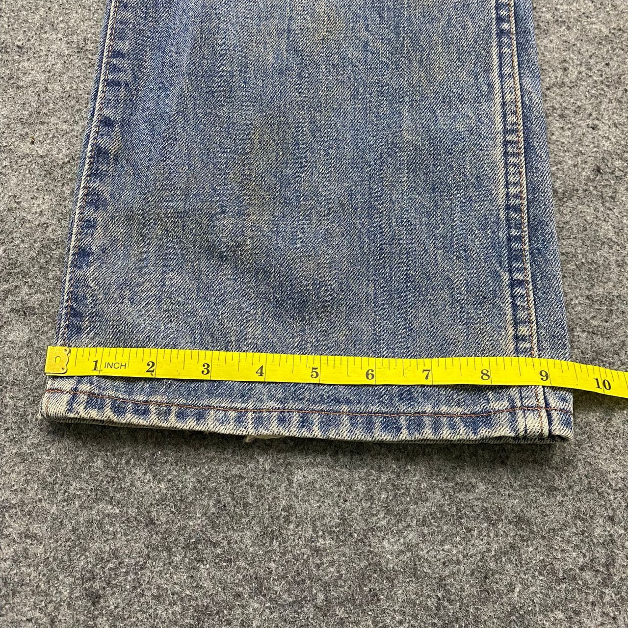 Vintage 💥Flare💥Vintage Wrangler Distressed Denim Size US 30 / EU 46 - 8 Thumbnail