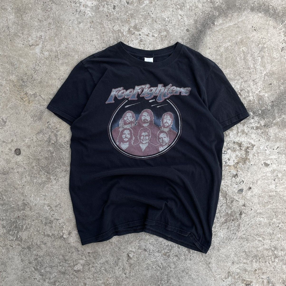 Band Tees Vintage T-shirts Foofighters Big Logo Tour 00s Rock Band Y2K Size US M / EU 48-50 / 2 - 3 Thumbnail