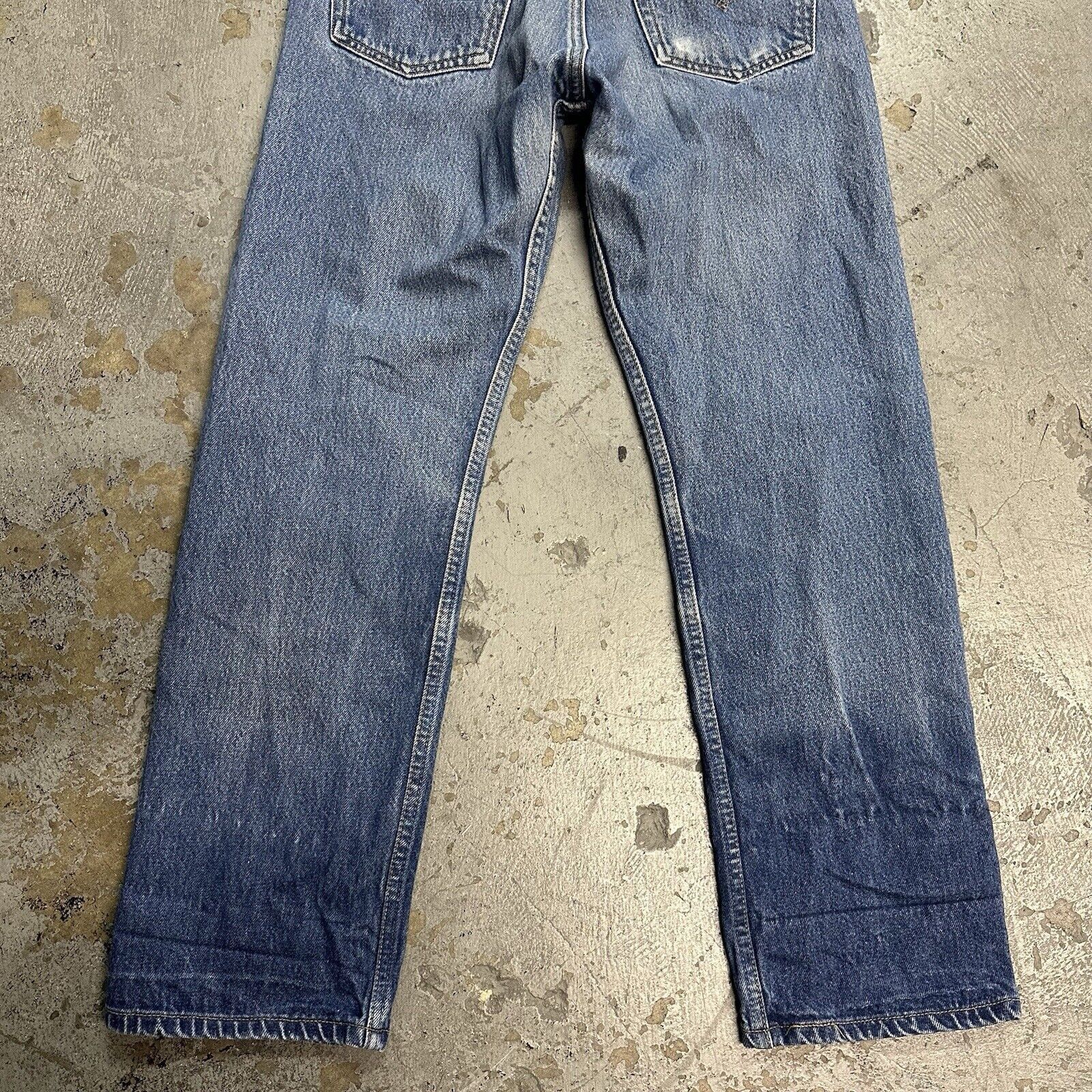 Levi's × Vintage Vintage Levi’s 501 Straight Blue Denim Jeans 31x32 Size US 31 - 6 Thumbnail