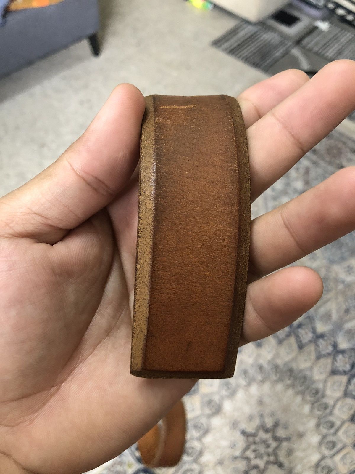 Jil Sander Vintage Jil Sander Brown Leather Belt Size ONE SIZE - 8 Thumbnail