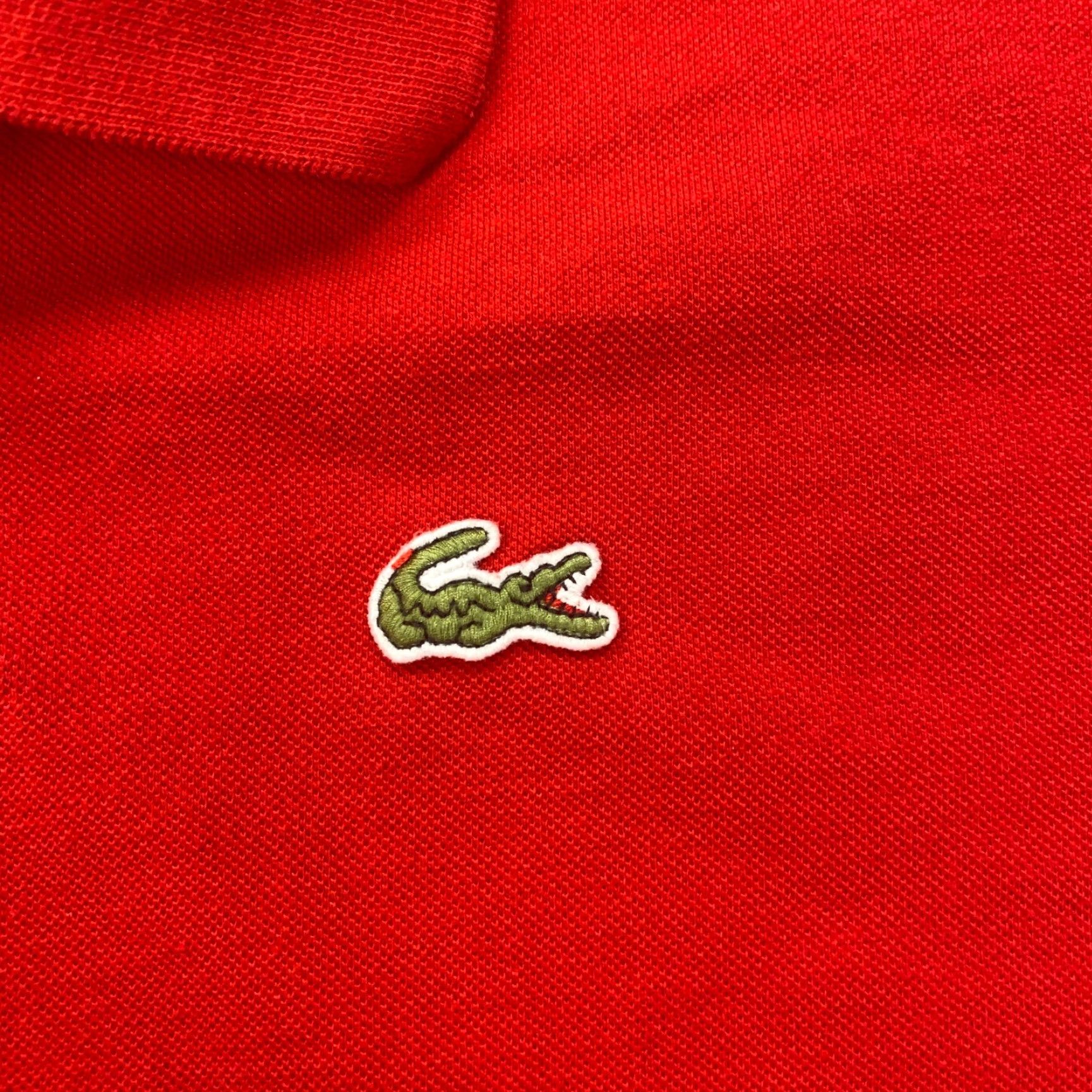 Lacoste Lacoste Polo Adult 2XL Red Embroidered Logo Classic Boxy Retro Mens Size US XXL / EU 58 / 5 - 3 Thumbnail