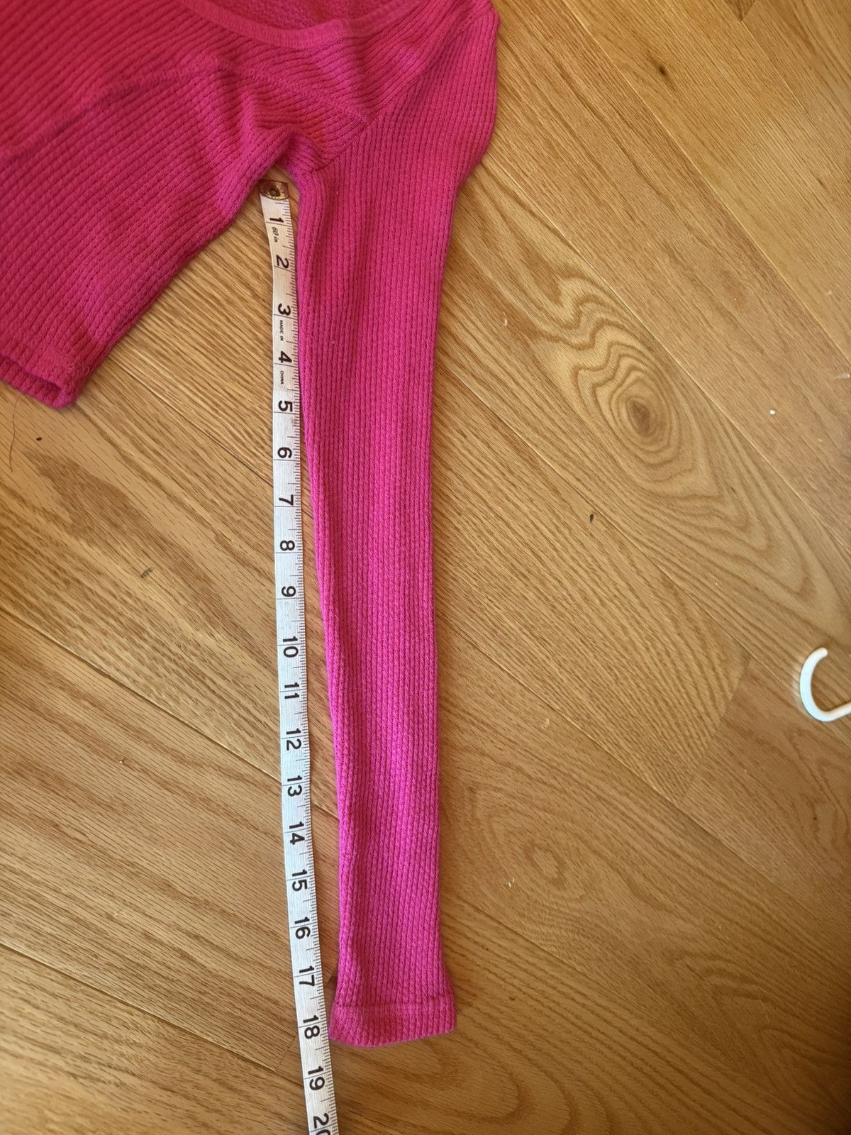 Urban Outfitters Urban Outfitters Pink Ribbed Long Sleeve Top Size S Size S / US 4 / IT 40 - 5 Thumbnail