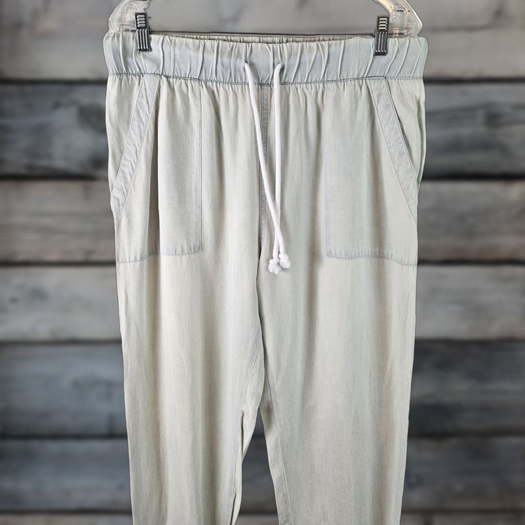 Soft Surroundings Soft Surroundings Womens Joggers L Blue Pull On Lyocell High Rise Size 36" / US 14 / IT 50 - 1 Thumbnail