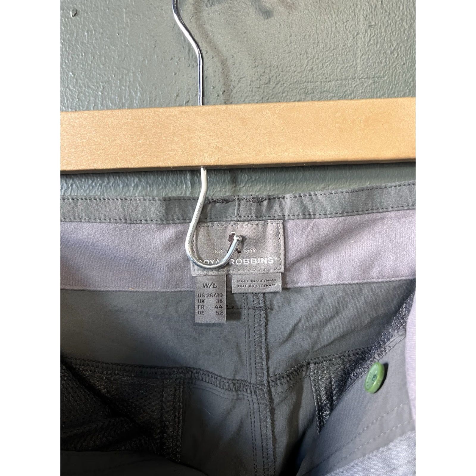 Royal Robbins Royal Robbins Men's Gray Chino Pants Outdoor Hiking Size 36 x 30 Regular Size US 36 / EU 52 - 3 Thumbnail