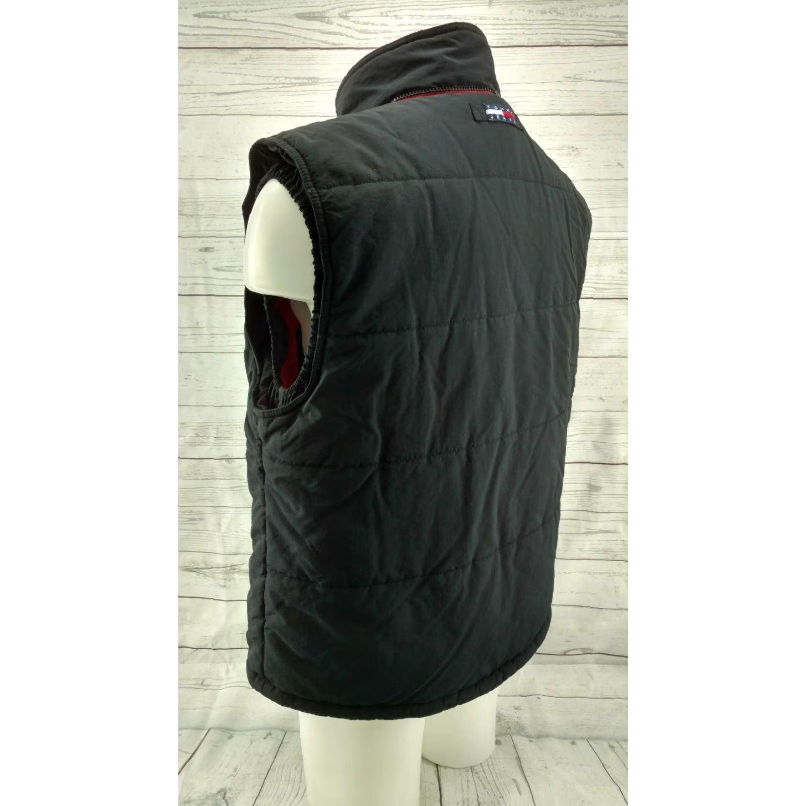 Tommy Hilfiger Tommy Hilfiger Black Puffy Vest XL Zip Puffer Vest Men Size US XL / EU 56 / 4 - 6 Thumbnail