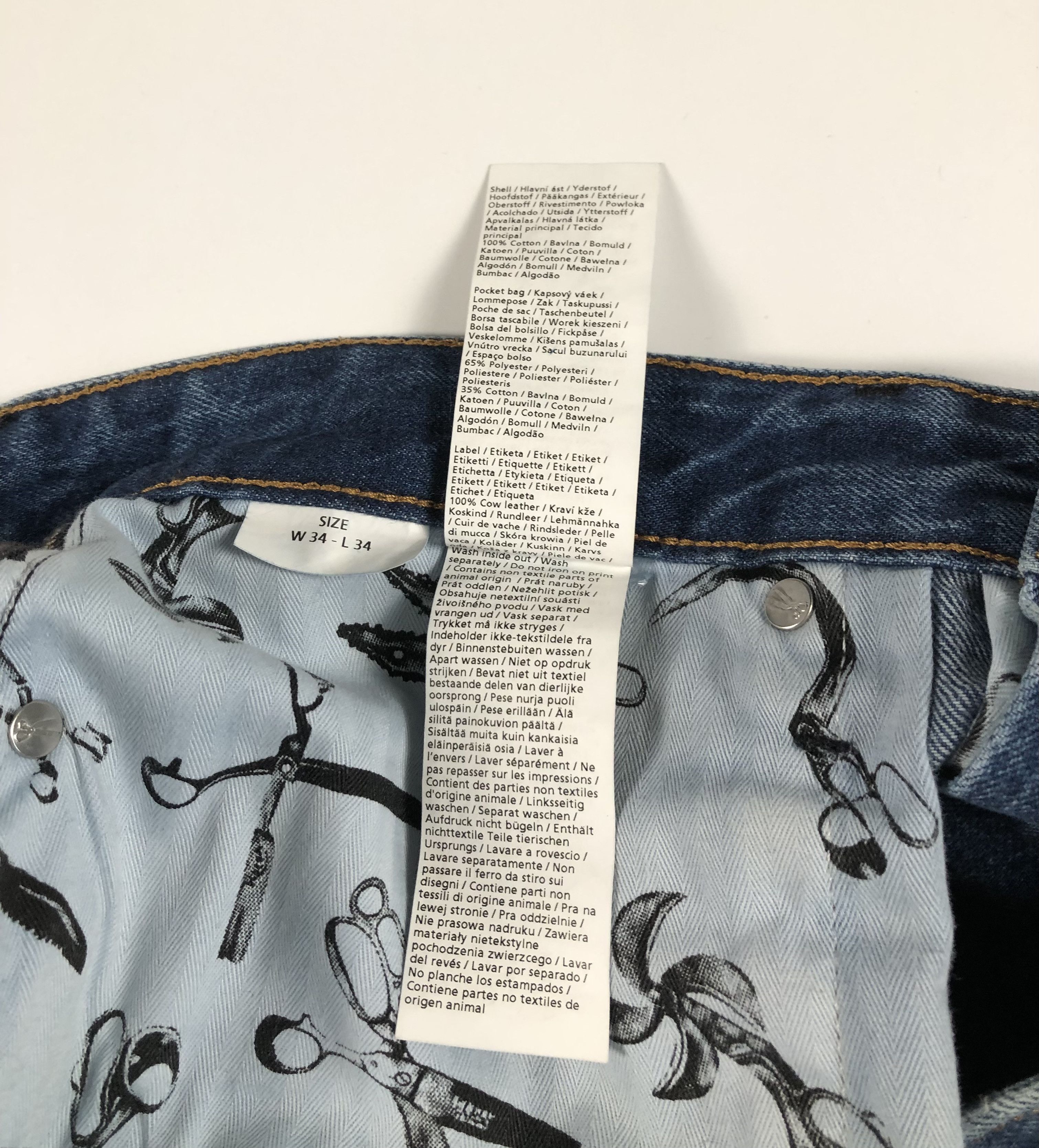 DENHAM Denham Dager Relaxed Fit Jeans Size US 34 / EU 50 - 8 Thumbnail