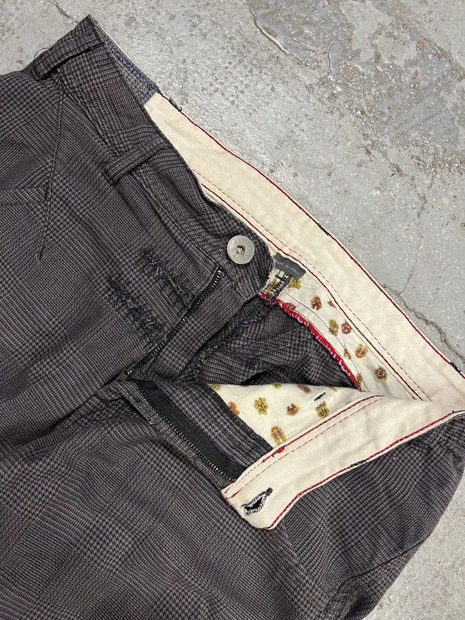 Marithe + Francois Girbaud 2000s Marithé + François Girbaud Grey Checkered Cozy Pants Size US 33 - 7 Thumbnail