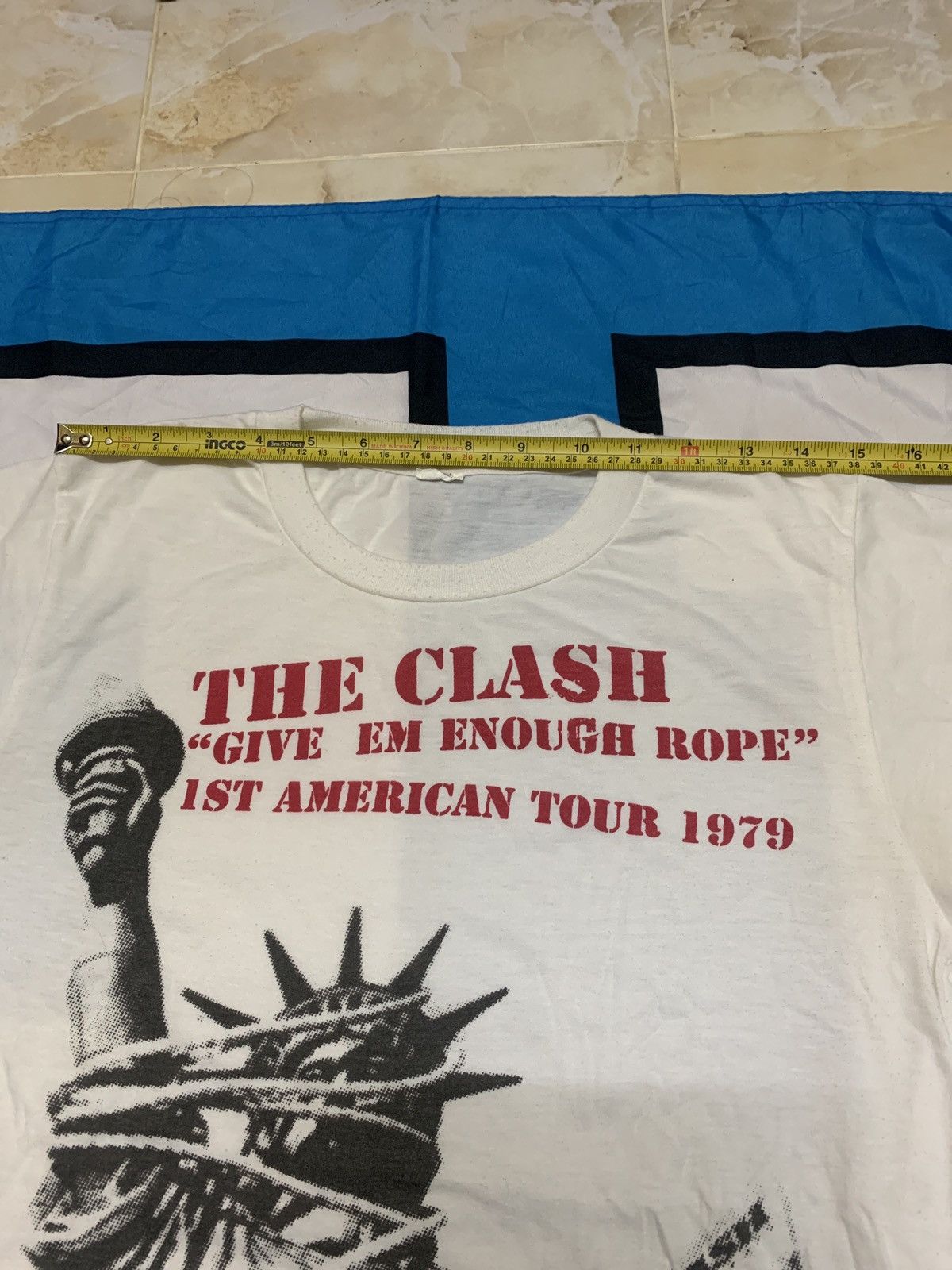 Band Tees Vintage The Clash Liberty Tshirt Band Tour 1979 Size US S / EU 44-46 / 1 - 11 Thumbnail