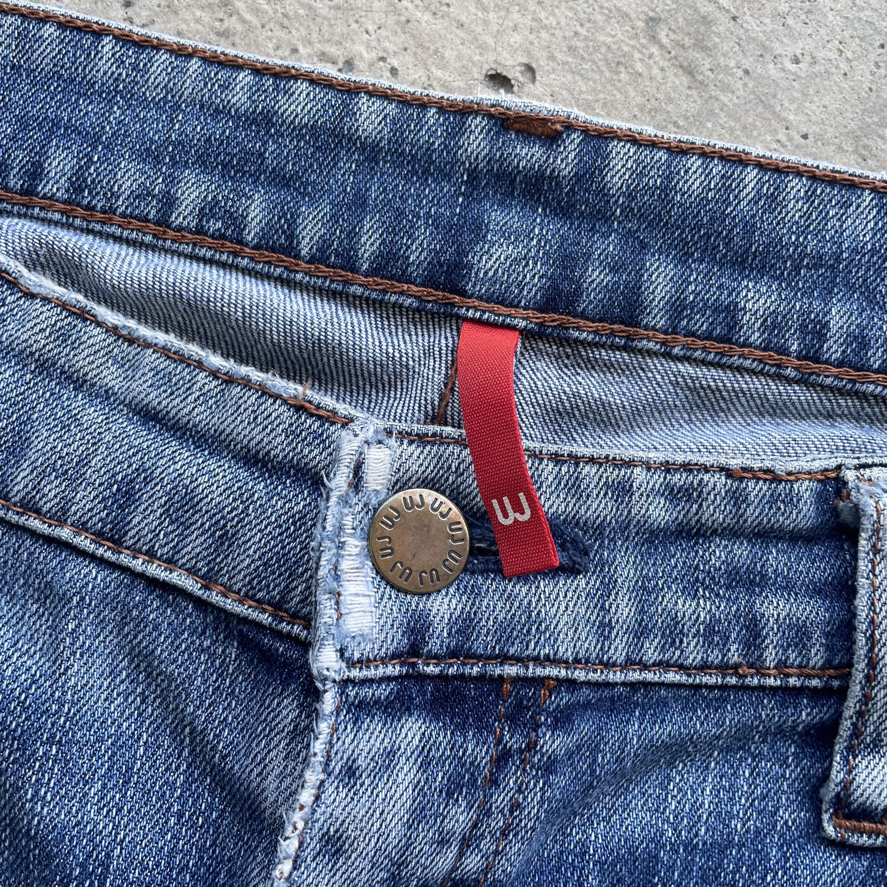 Japanese Brand VINTAGE JAPANESE DISTRESSED JEANS FADED DENIM PANTS W33 Size US 33 - 6 Thumbnail