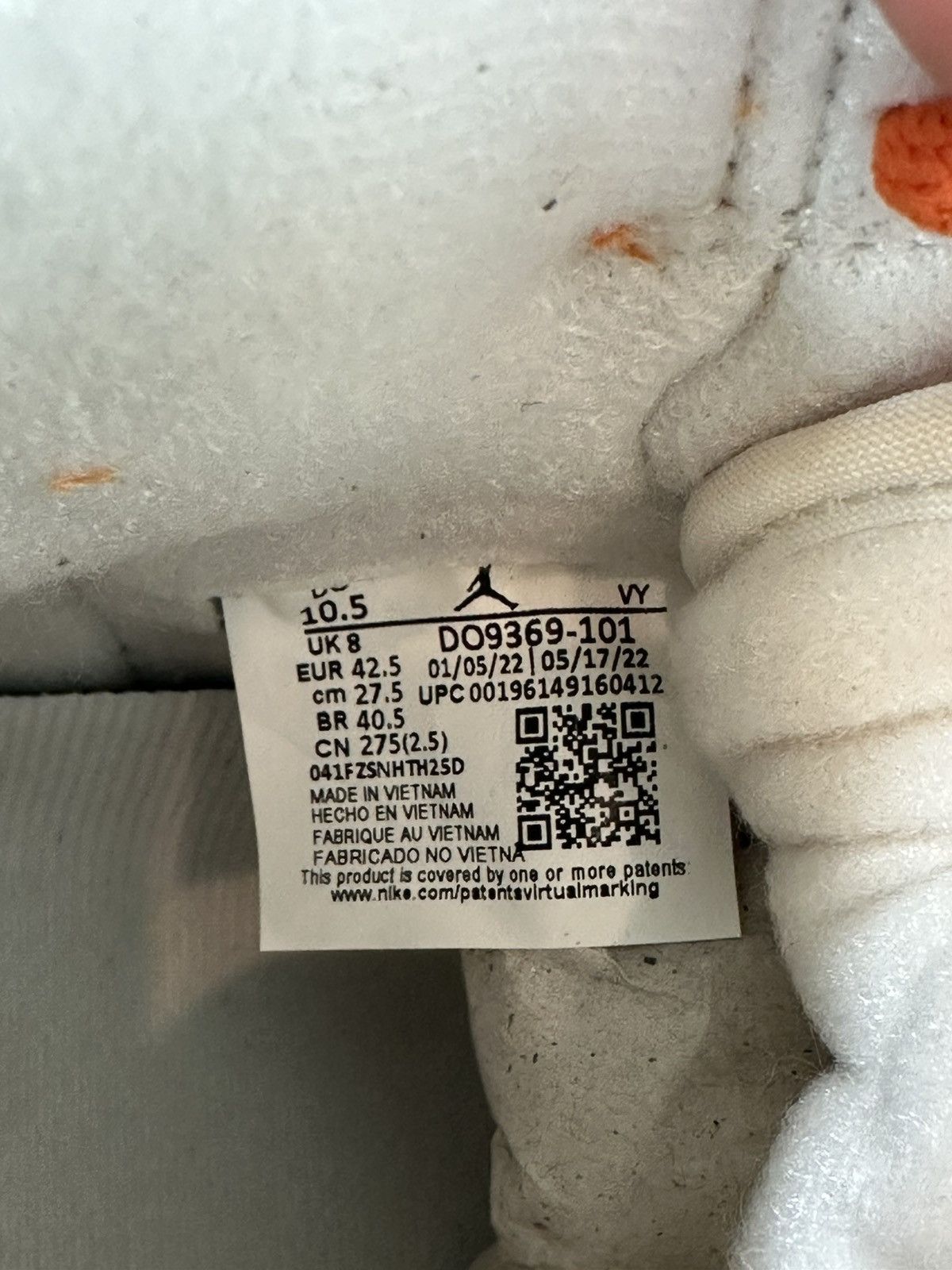 Jordan Brand Jordan 1 Retro High OG Starfish Size US 9 / EU 42 - 7 Thumbnail